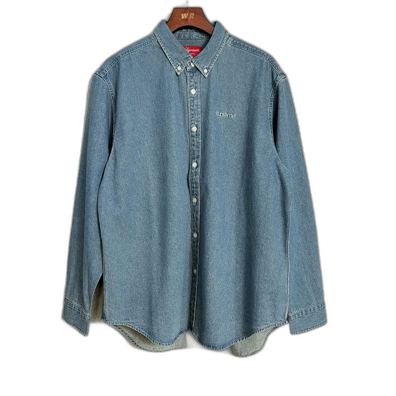 Streetwear × Supreme FW23 Supreme Washed Indigo Handwriting