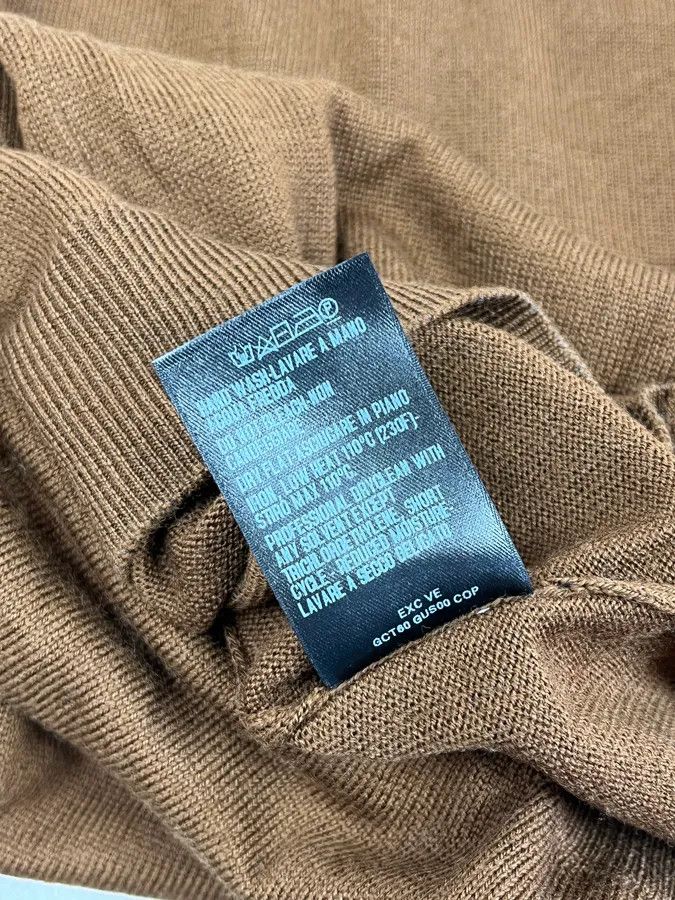 Gucci 2010s Gucci Brown Wool V-Neck Sweater Size US M / EU 48-50 / 2 - 10 Thumbnail