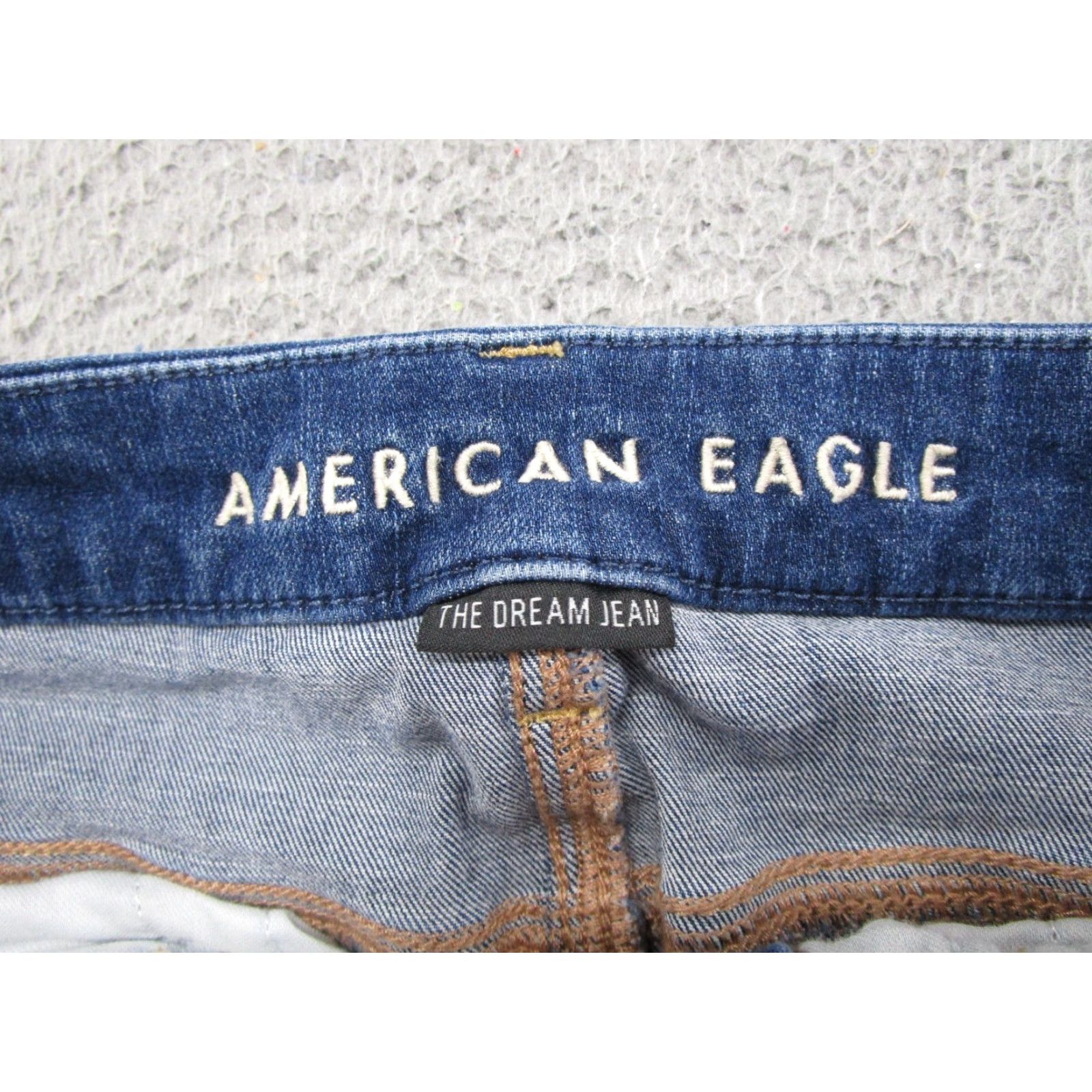 American Eagle Outfitters American Eagle Outfitters Dream Jeans Jegging Jeans Size 6 Short Distressed Blue Denim Cotton Blend 5-Pocket Women Boys Mens Size 28" / US 6 / IT 42 - 3 Thumbnail