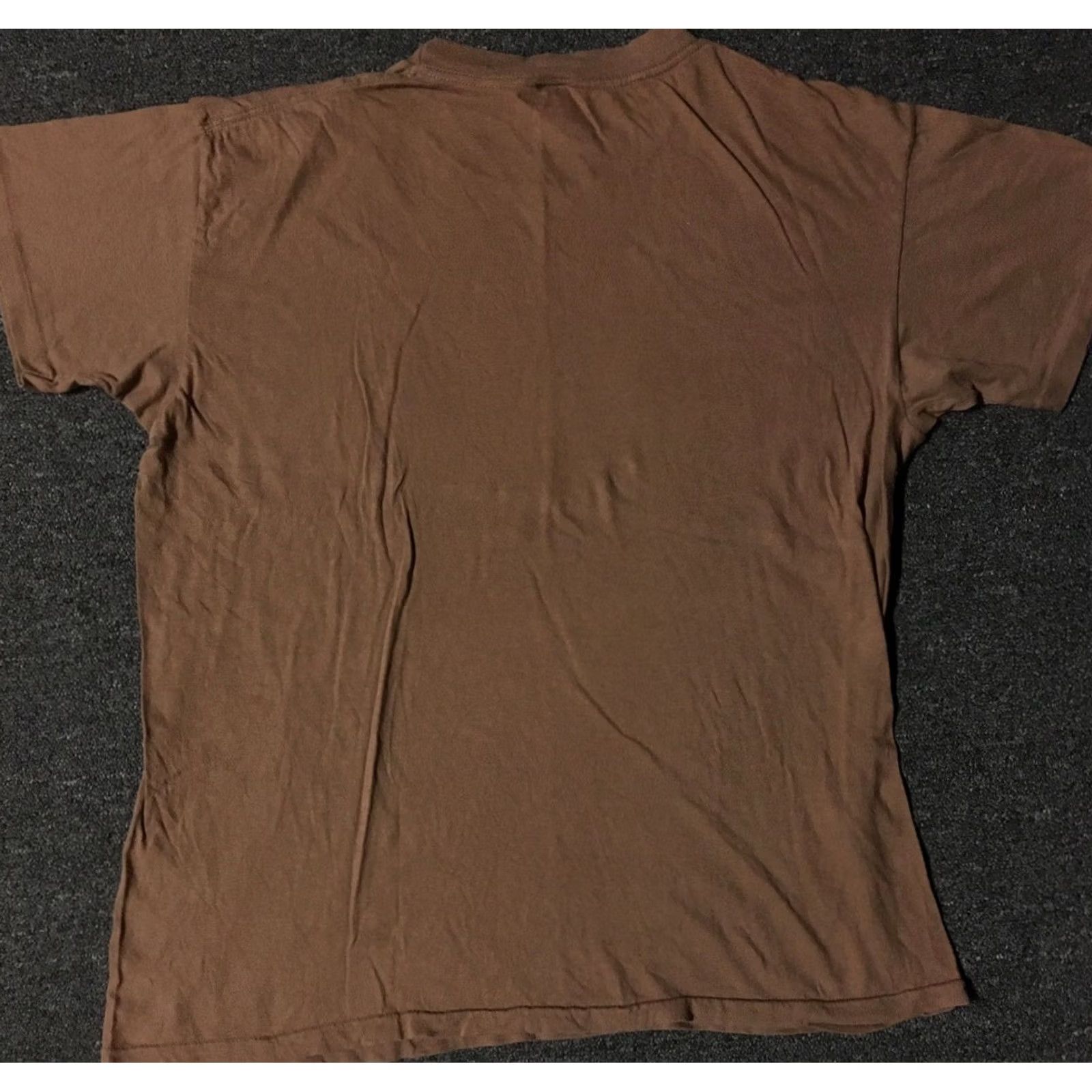 Vintage VINTAGE US Army PFU Distressed Shirt M Mens Brown 90s 80s College Grunge Military Graphic Tee Single Stitch Crew Neck Short Sleeve Size US M / EU 48-50 / 2 - 2 Thumbnail
