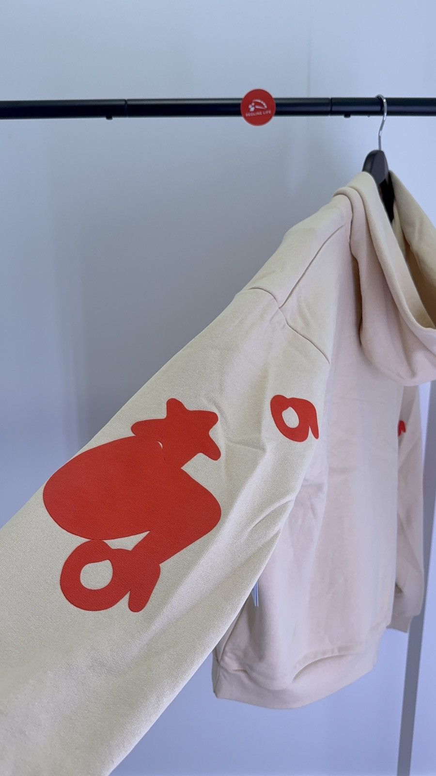 Sp5der Sp5der Creme Beluga Hoodie Size XL Size US XL / EU 56 / 4 - 3 Thumbnail