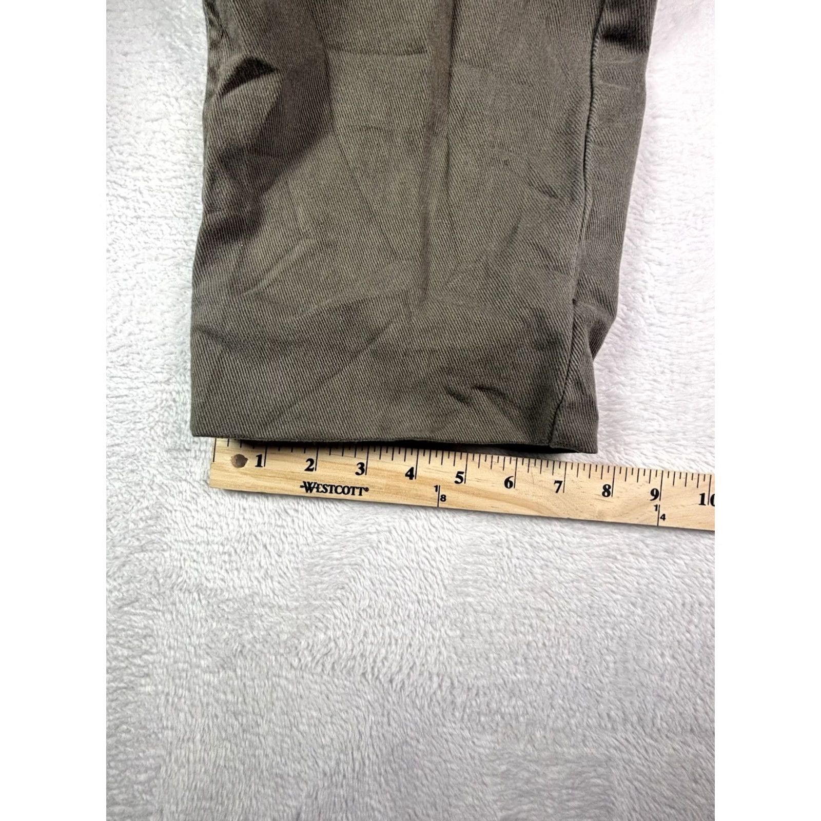 Liz Claiborne VINTAGE Liz Claiborne Lizwear Classic Fit Womens Jeans Tapered Olive Green Cotton 10R Denim High Rise 5-Pocket Mens? Girls? Size 32" / US 10 / IT 46 - 5 Thumbnail