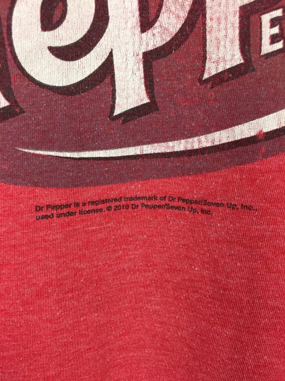 Coca Cola × Vintage Dr Pepper Carbonated Soft Drink Promo Tee Size US L / EU 52-54 / 3 - 4 Thumbnail