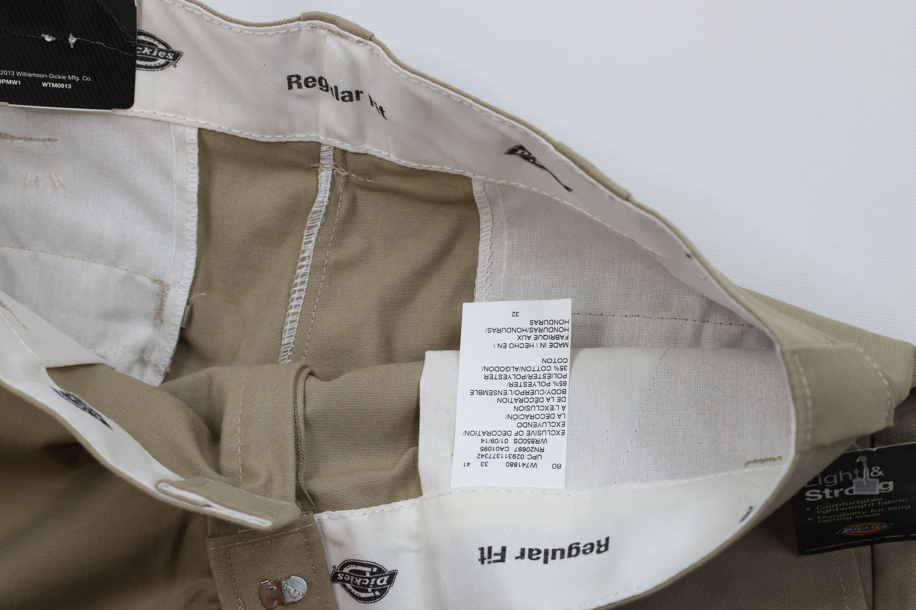 Dickies Deadstock Vintage Y2K Dickies Workwear Mechanic Shorts Beige Size US 32 / EU 48 - 6 Thumbnail