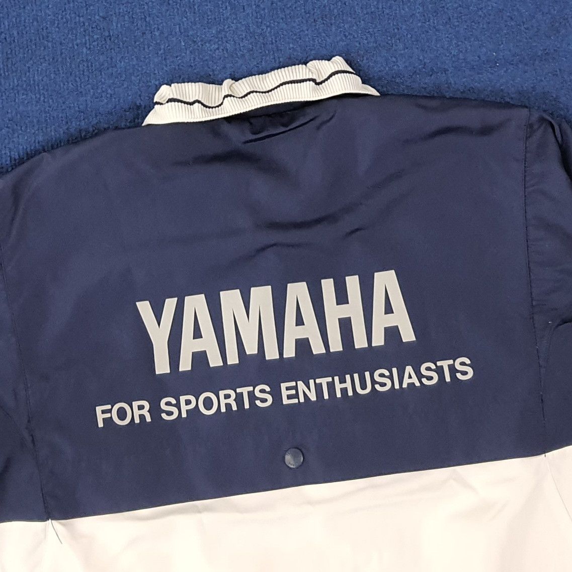 Yamaha Vintage YAMAHA Japan Sports Brand Zipper Jacket C257N23 Size US M / EU 48-50 / 2 - 2 Thumbnail