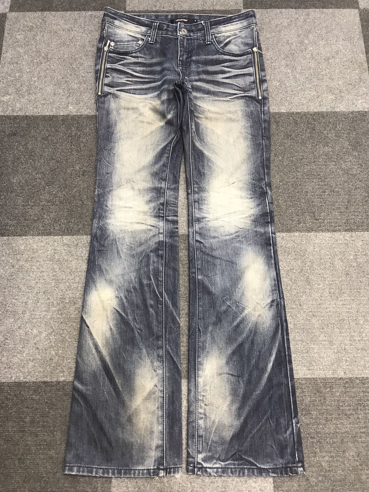 💥FLARE💥ARCHIVAL TORNADO MART SICK FADES UNISEX DENIM F276