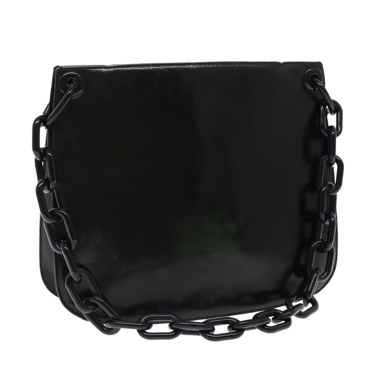 Prada Black Leather Shoulder Bag (Pre-Owned) Size ONE SIZE - 1 Thumbnail