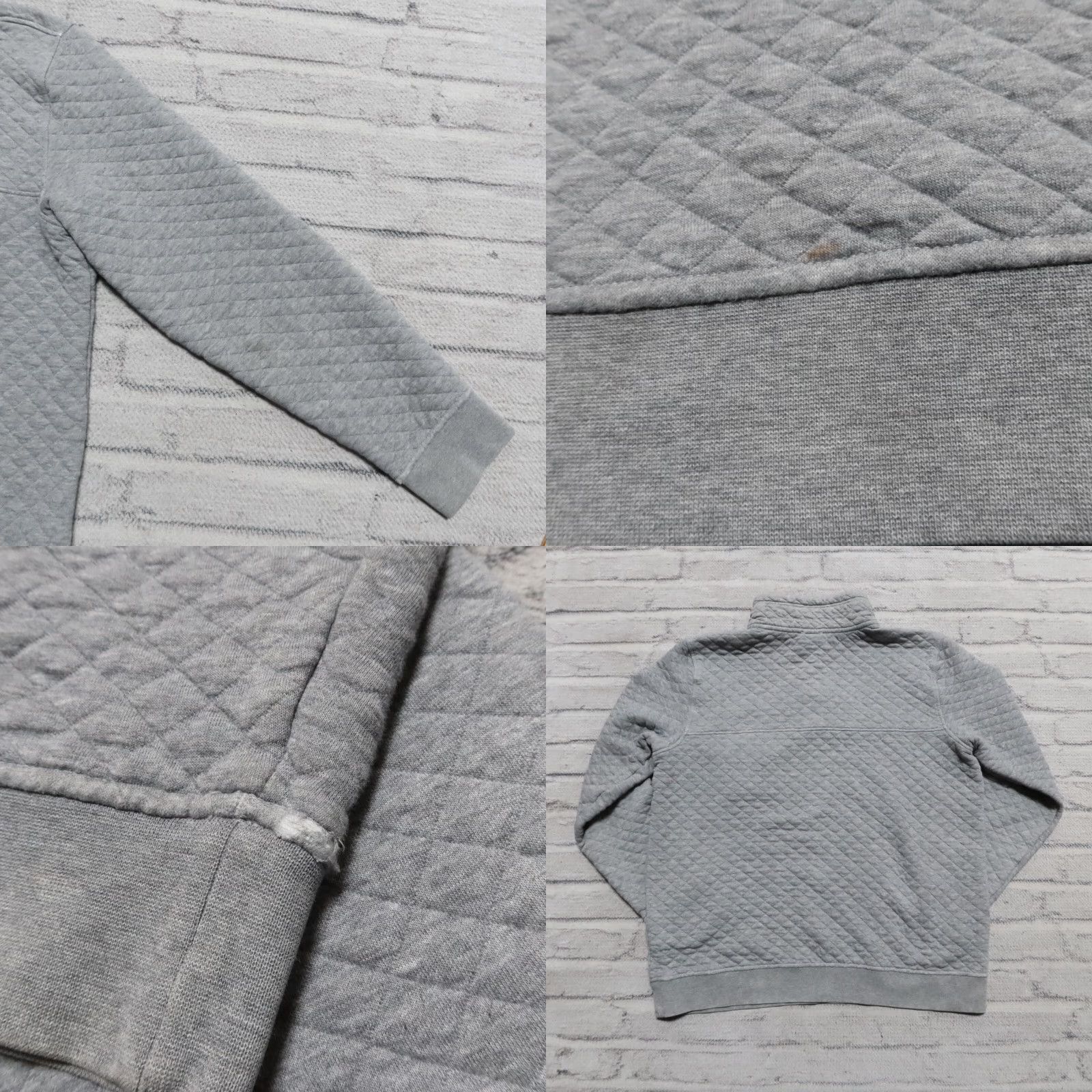 Patagonia Patagonia Jacket Mens Patagonia Organic Cotton Quilt Snap-T Pullover M Grey Vintage 25371/Pre-owned Regular Size M Mens Size US M / EU 48-50 / 2 - 8 Thumbnail