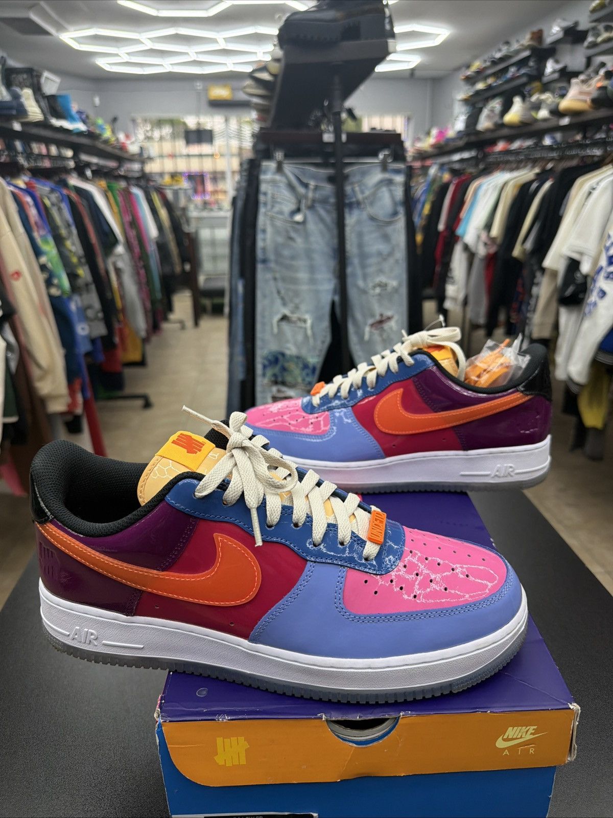 Nike Nike Undefeated x Air Force 1 Low Tota Size 11 OG All Quick Size US 11 / EU 44 - 4 Thumbnail