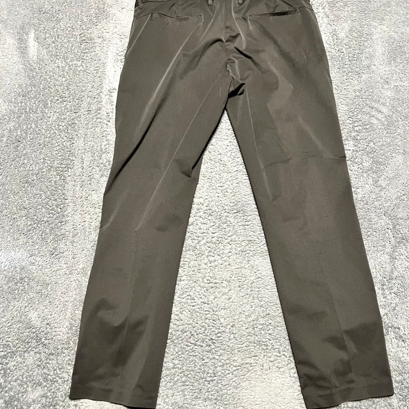 Vintage Ministry of Supply Slim Pants Mens 38 Gray Performance Golf Chino Tapered 30 in Inseam Mens Size US 38 / EU 54 - 4 Thumbnail