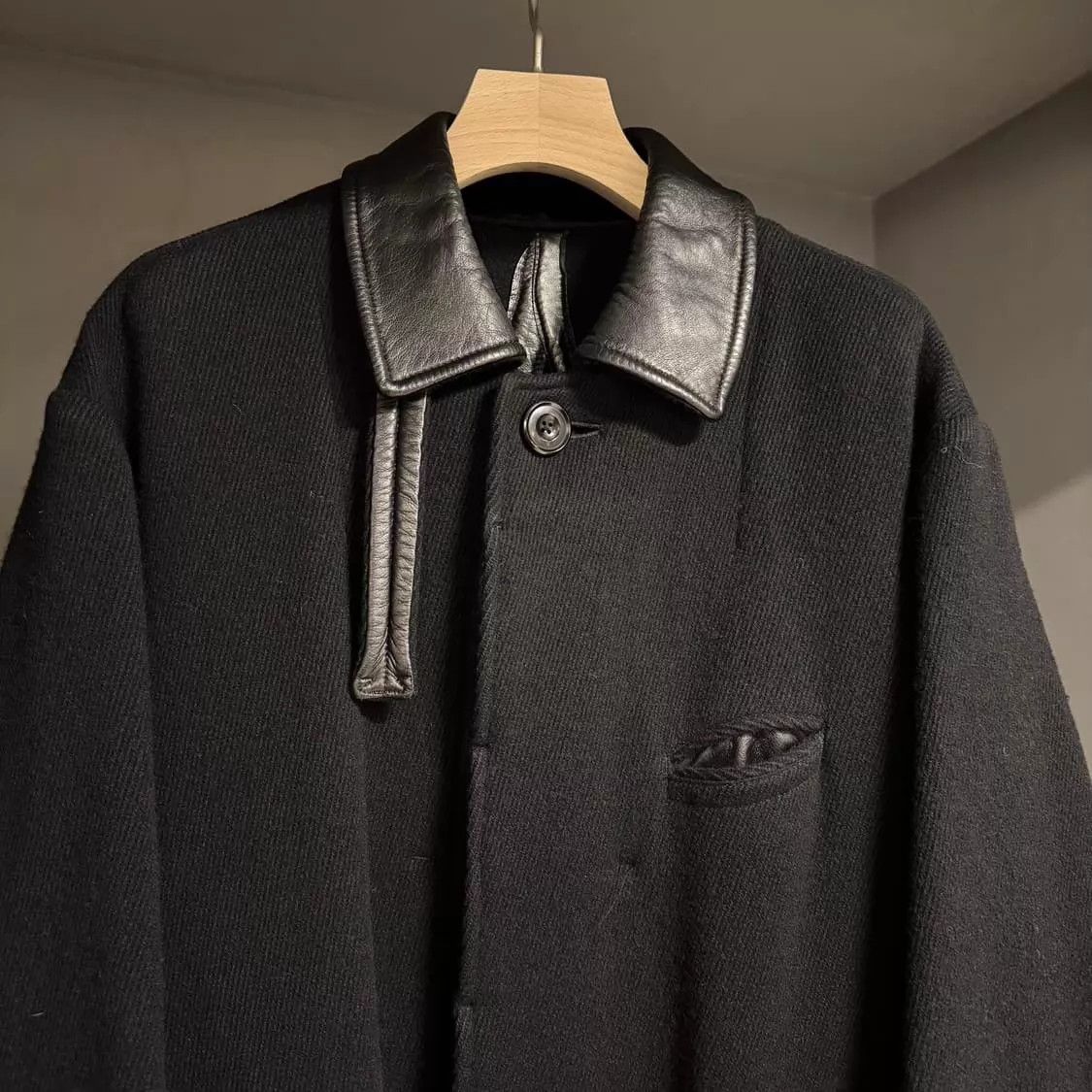 Other tms runway vintage leather collar back strap 46 overcoat Size US S / EU 44-46 / 1 - 3 Thumbnail
