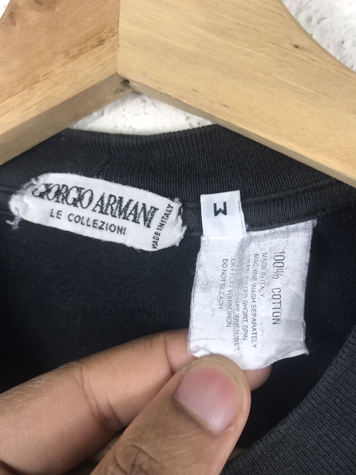 Giorgio Armani Vintage Giorgio Armani baggie tshirt Size US L / EU 52-54 / 3 - 4 Thumbnail