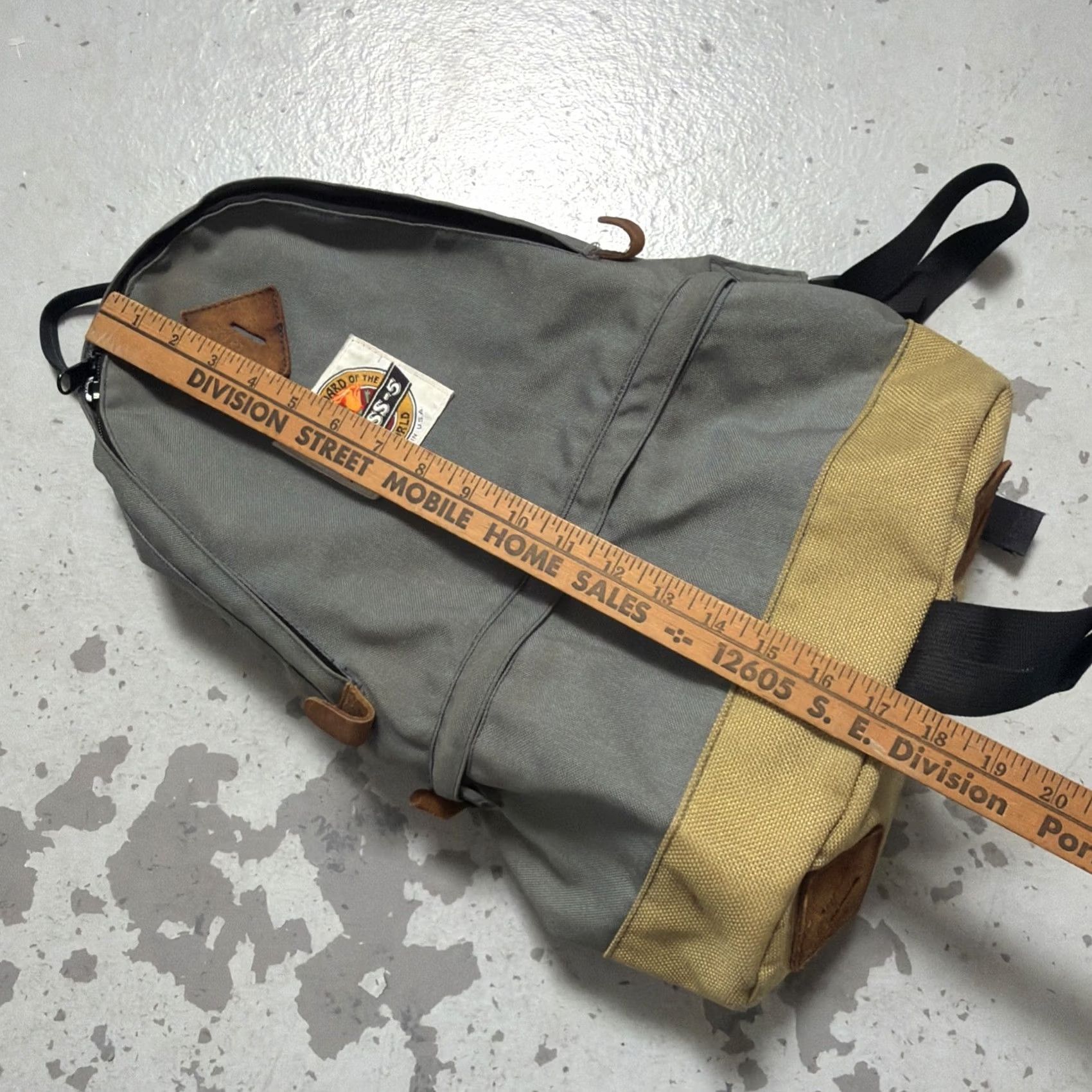 Vintage Vintage Class-5 Mountaineering Teardrop Canvas Backpack Camp Hike Trail Rucksack Size ONE SIZE - 2 Thumbnail