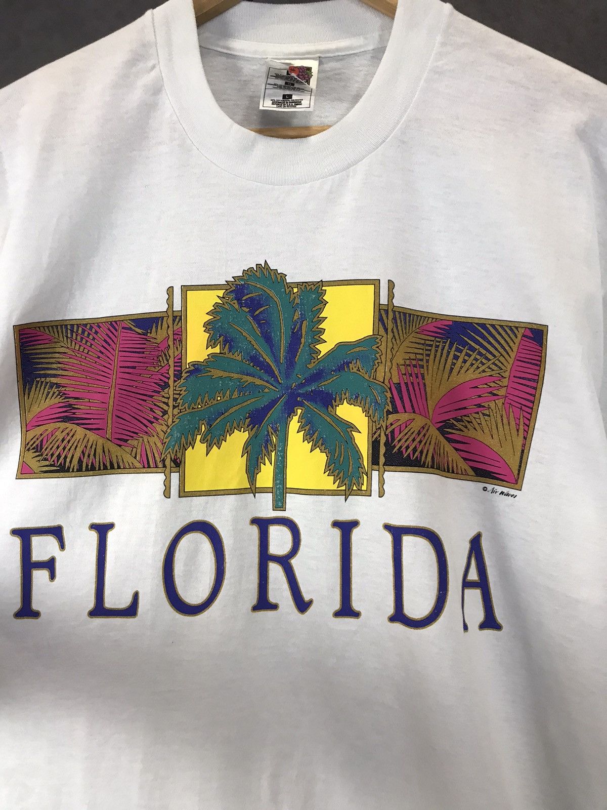 Vintage Florida vintage made in USA single stitch tee Size US L / EU 52-54 / 3 - 3 Thumbnail