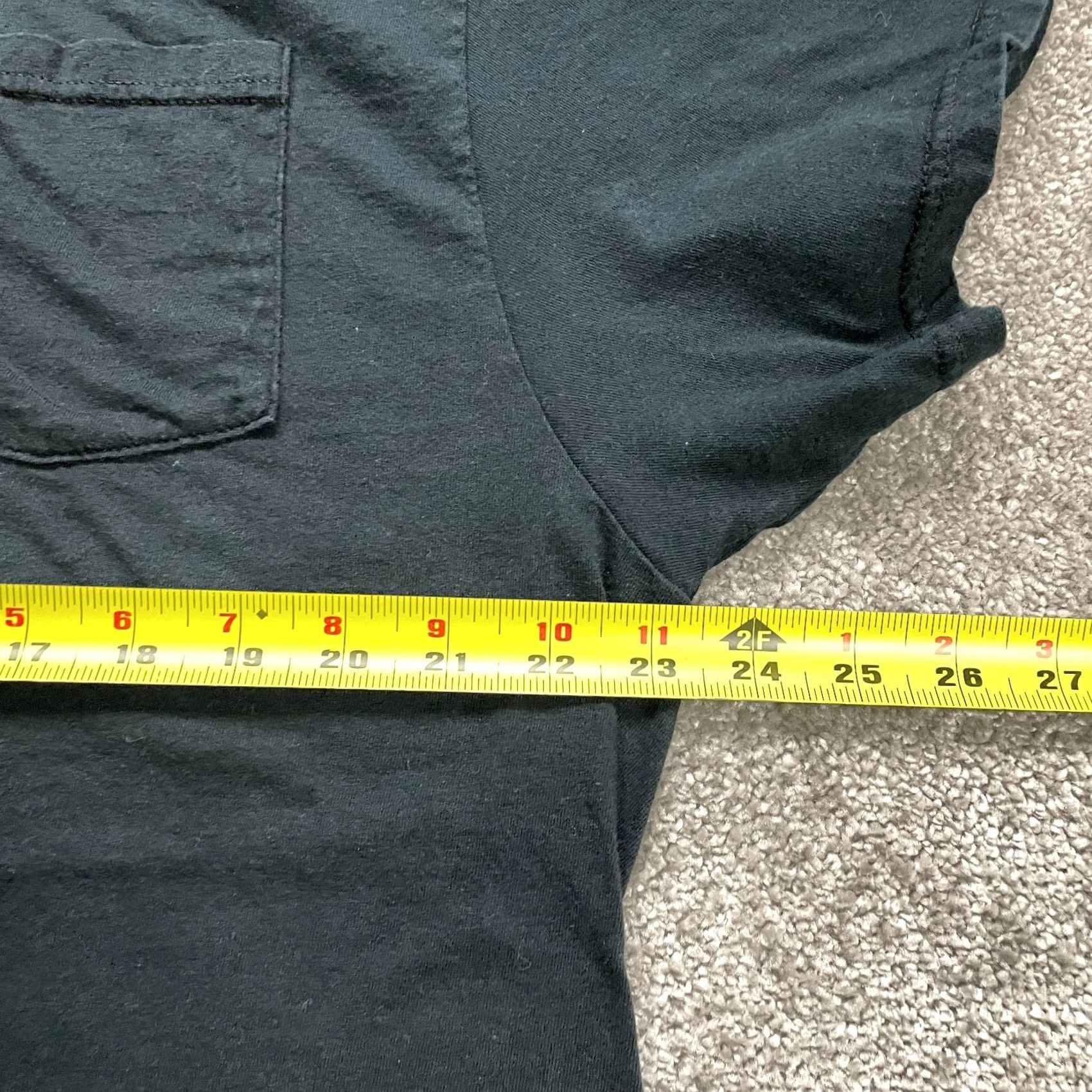 Fruit Of The Loom Fruit of the Loom T-Shirt Mens 2XL Black Crew Neck Short Sleeve Tee Basic Pocket Tee Size US XXL / EU 58 / 5 - 7 Thumbnail