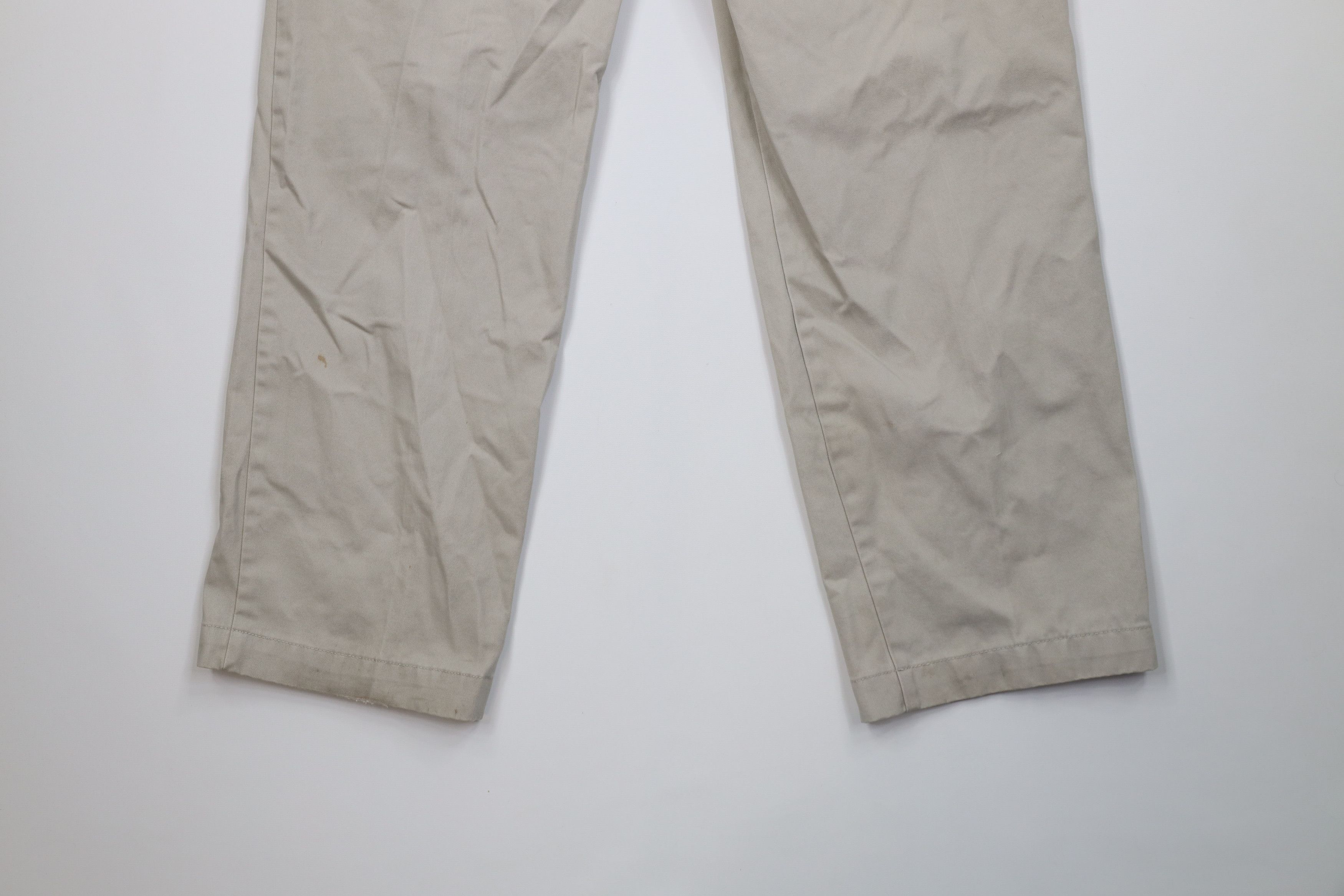 Vintage Vintage 90s Streetwear Wide Leg Chino Pants Khaki Beige Size US 32 / EU 48 - 13 Thumbnail
