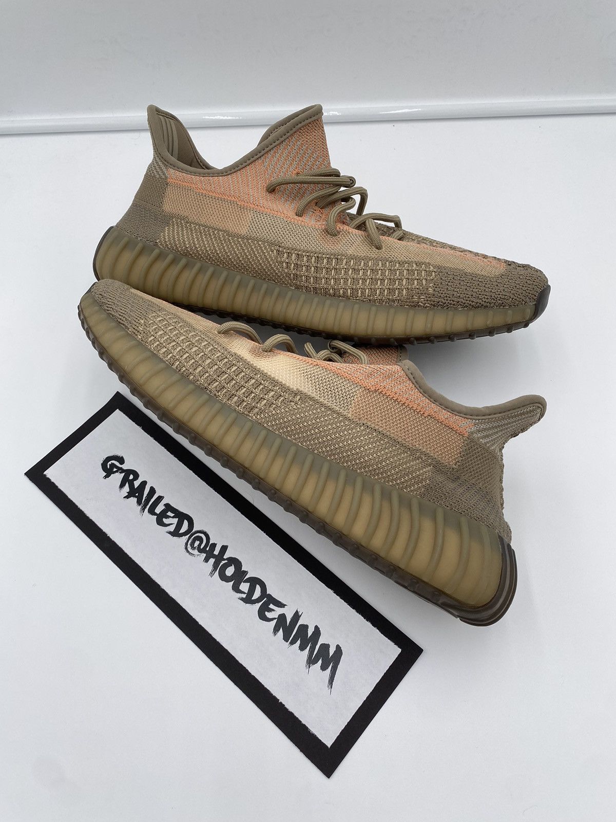 image of 12 Adidas Yeezy Boost 350 V2 Sand Taupe Fz5240 Shoes in Brown, Men's