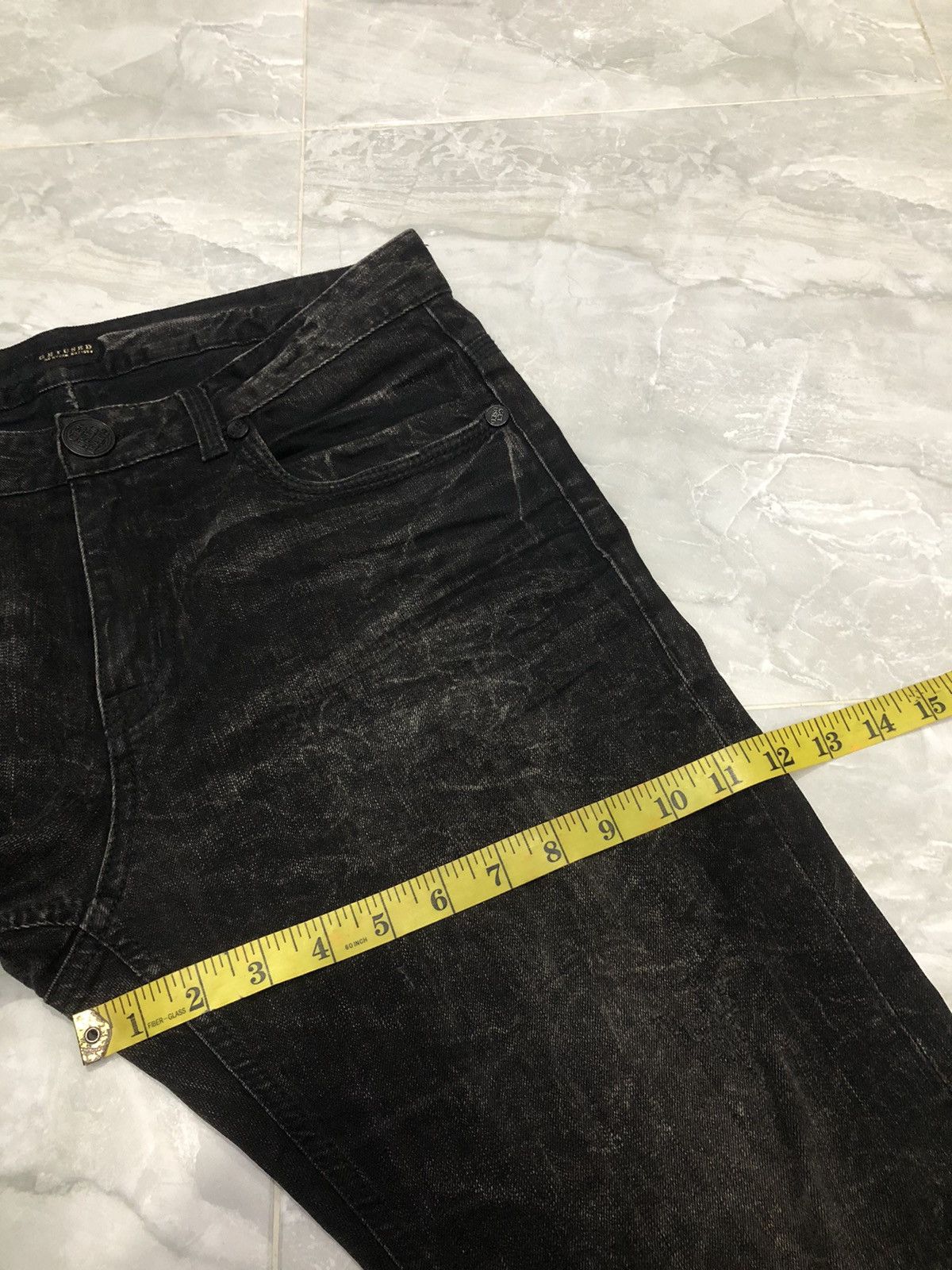 Hysteric Glamour GET USED Black Washed Jeans W34 L32.5 Size US 34 / EU 50 - 19 Thumbnail