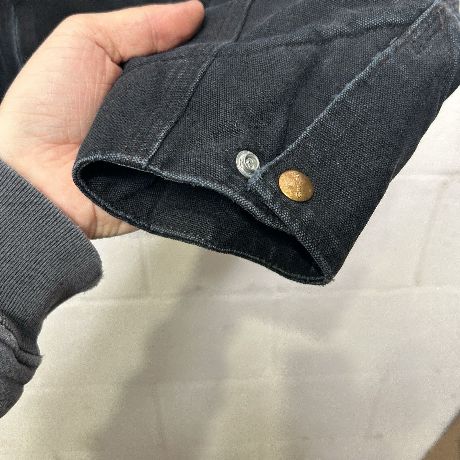 Vintage Carhartt Blanket-Lined Detroit Jacket “Black” J001