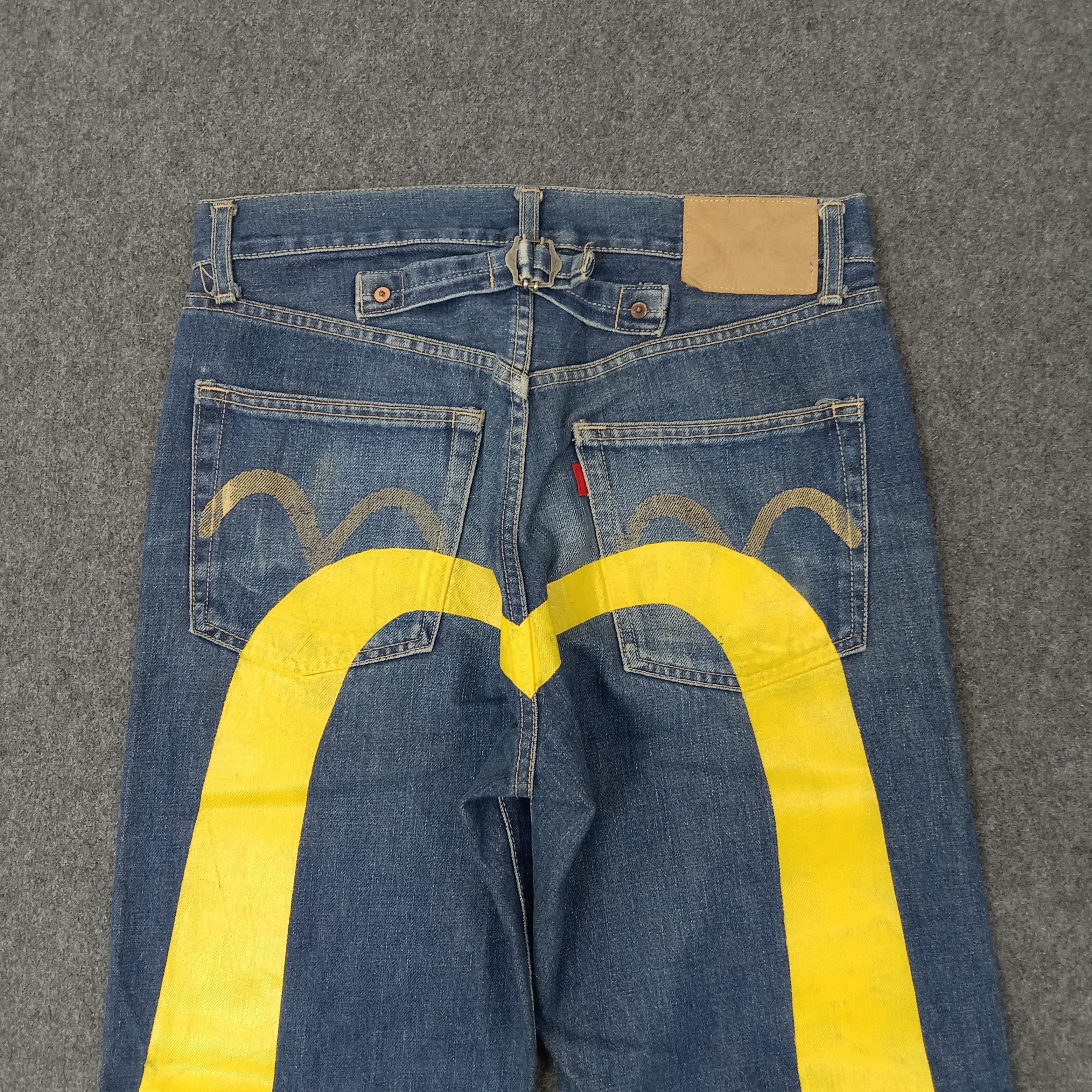 Evisu Evisu Japanese Brand Daicock Custom Art Denim Jeans C228N34 Size US 30 / EU 46 - 2 Thumbnail