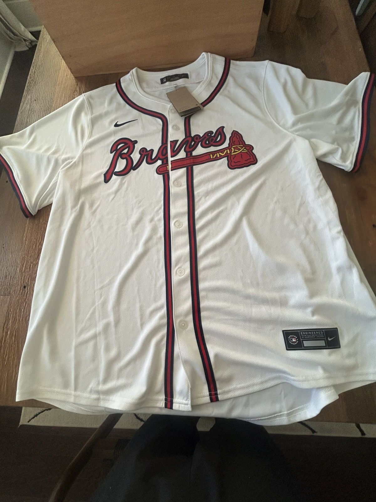 Nike Atlanta Braves Ozzie Albies Nike 2025 MLB Limited Jersey XXL Size US XXL / EU 58 / 5 - 2 Thumbnail