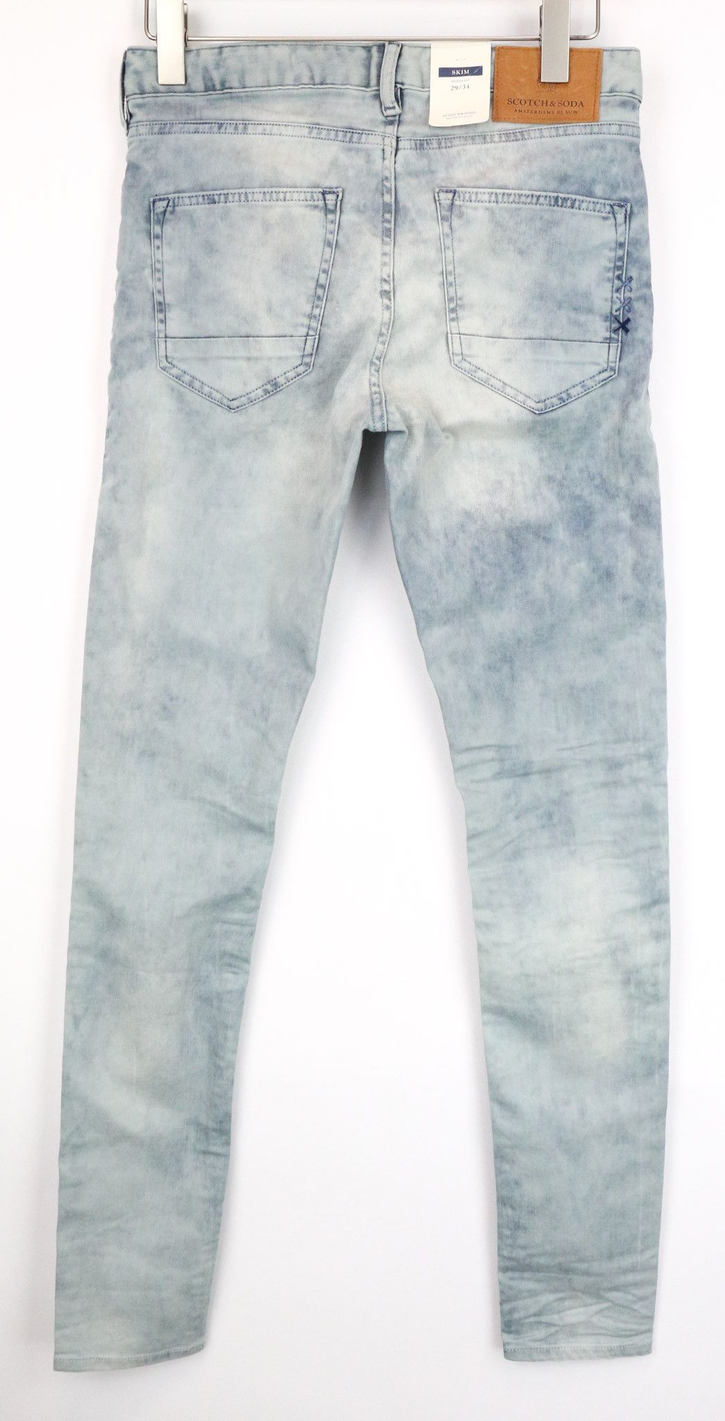 Scotch & Soda SKIM W29/L34 Blue Skinny Stretch Jeans 75196 Size US 29 - 2 Thumbnail