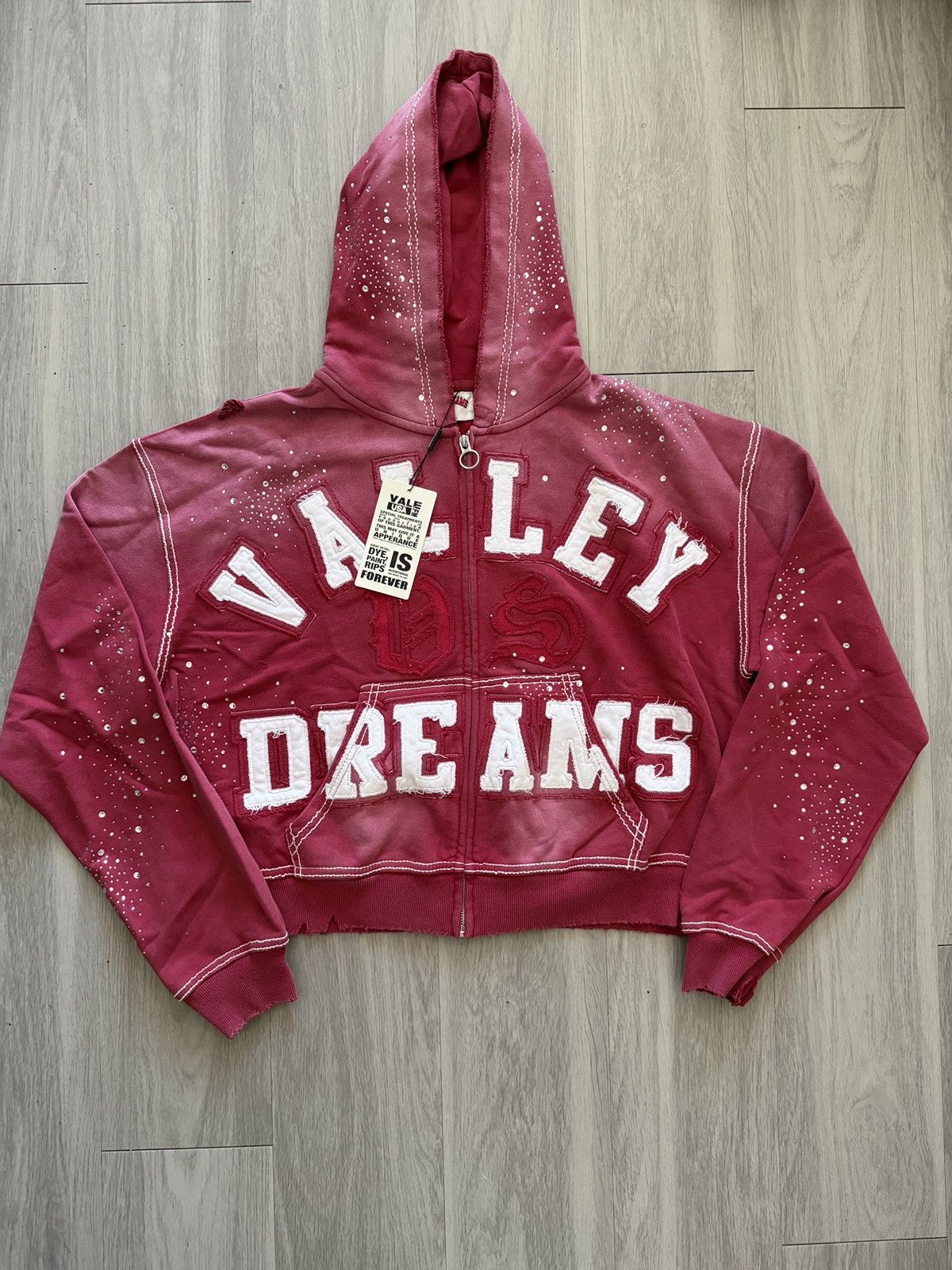 Vale Vale Forever Classico Zip Up Hoodie Ruby Size US XL / EU 56 / 4 - 1 Thumbnail