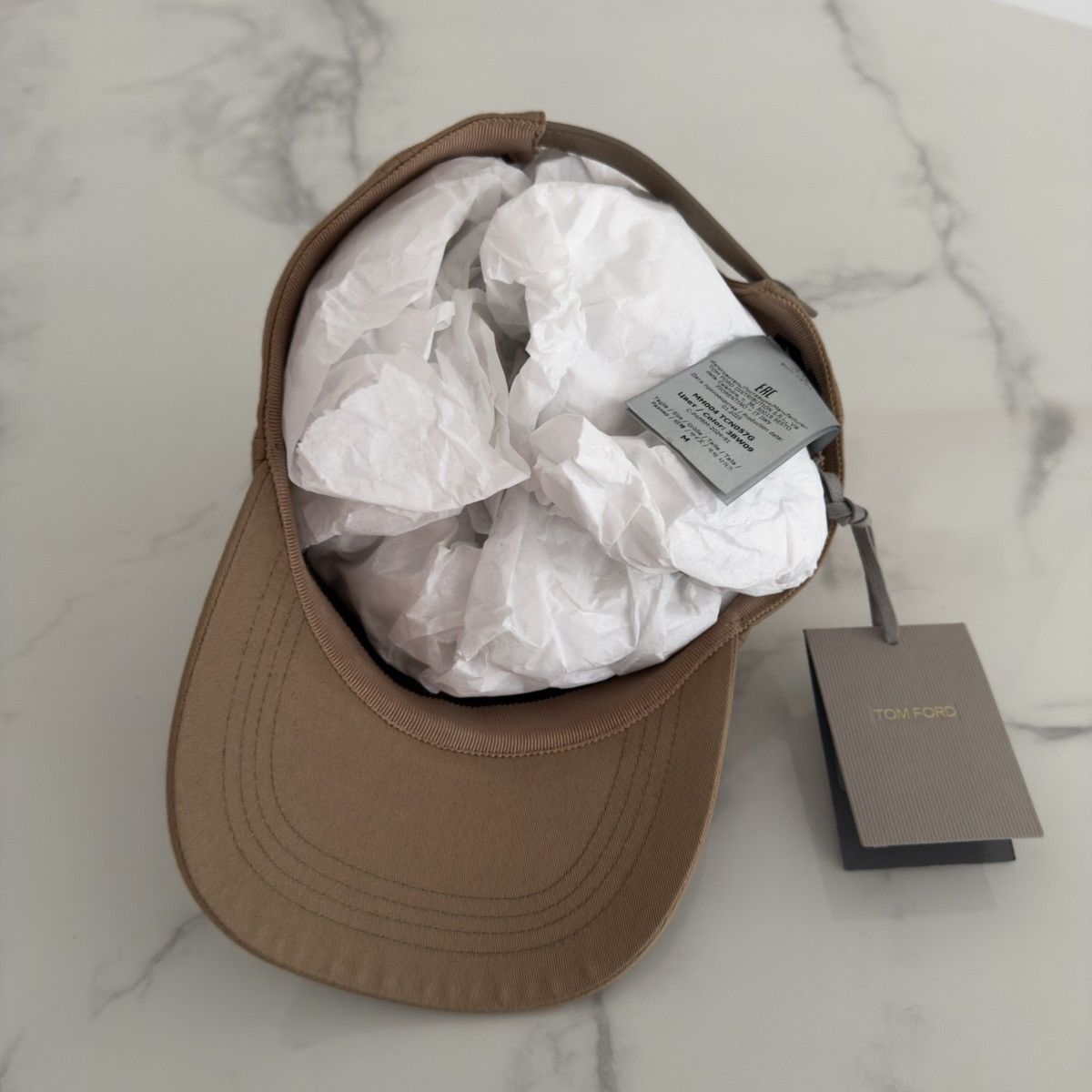 Tom Ford Tom Ford Baseball Cap Sand/Cream Medium 🚫READ DESCRIPTION🚫 Size ONE SIZE - 3 Thumbnail