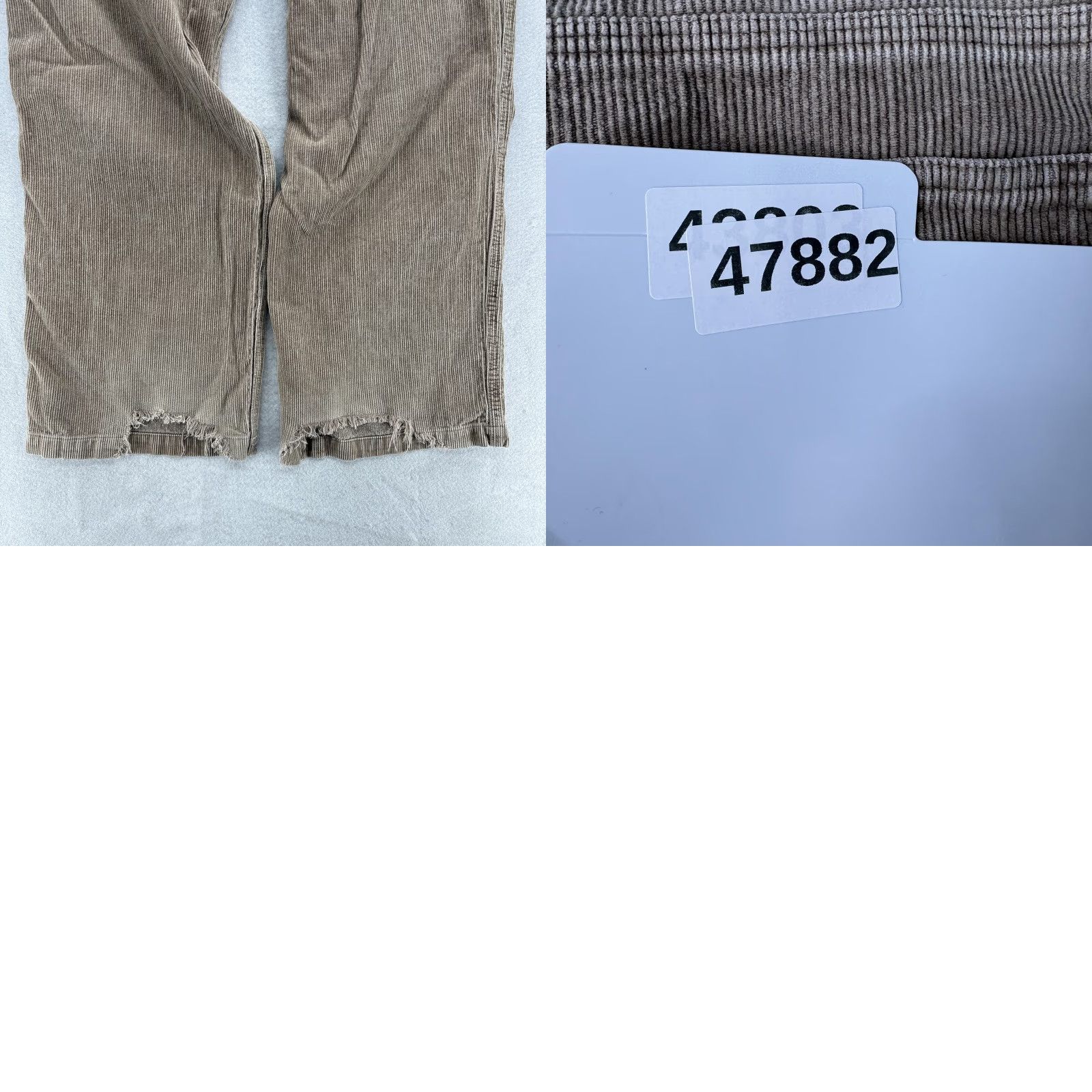 Abercrombie & Fitch VINTAGE Abercrombie & Fitch Carpenter Pants Mens 34x32 Brown Corduroy Relaxed 90s Y2K Casual Workwear.png Size US 34 / EU 50 - 10 Thumbnail