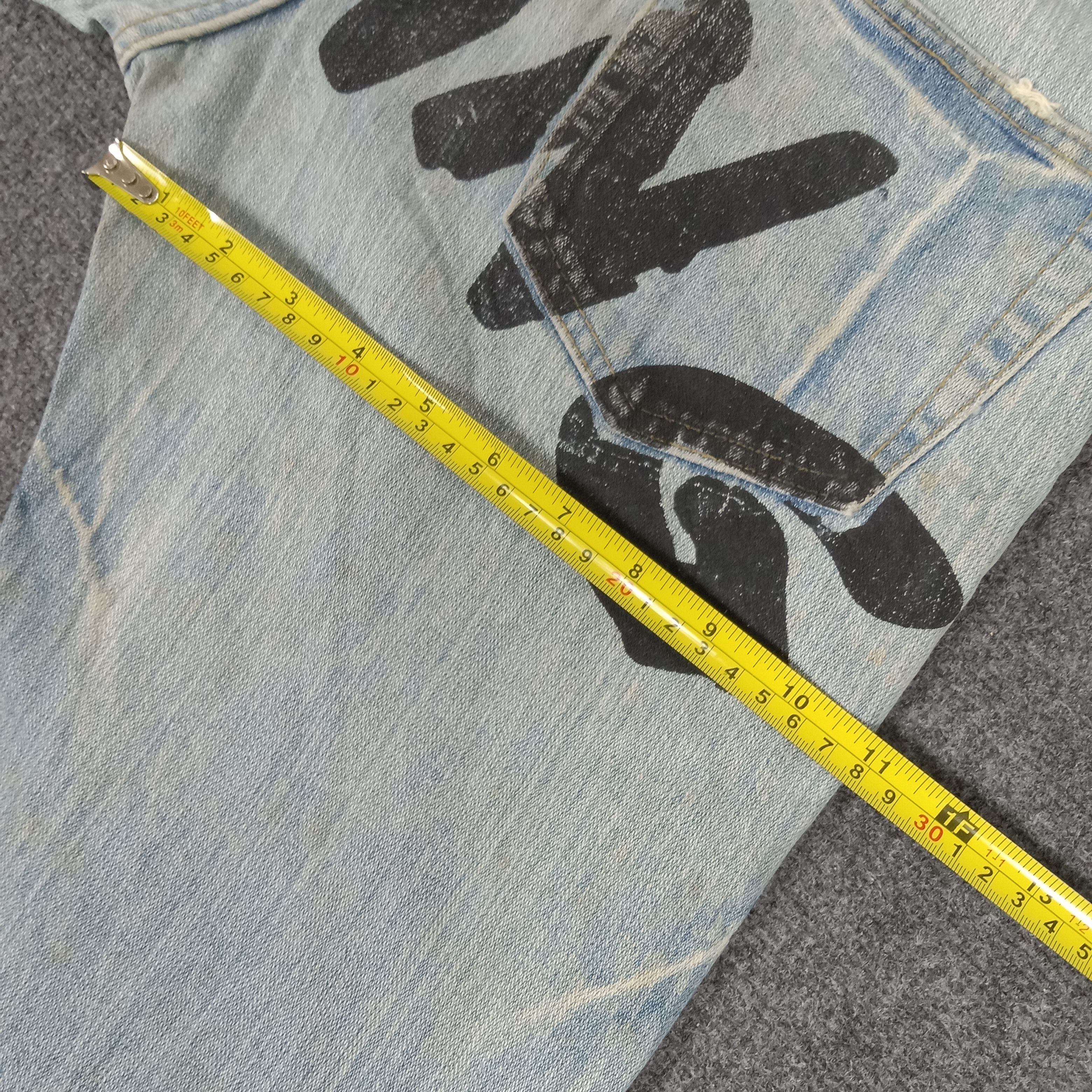 If Six Was Nine × Japanese Brand × Vintage Point Loma Japanese Brand Art Rising Denim Jeans Size US 32 / EU 48 - 13 Thumbnail