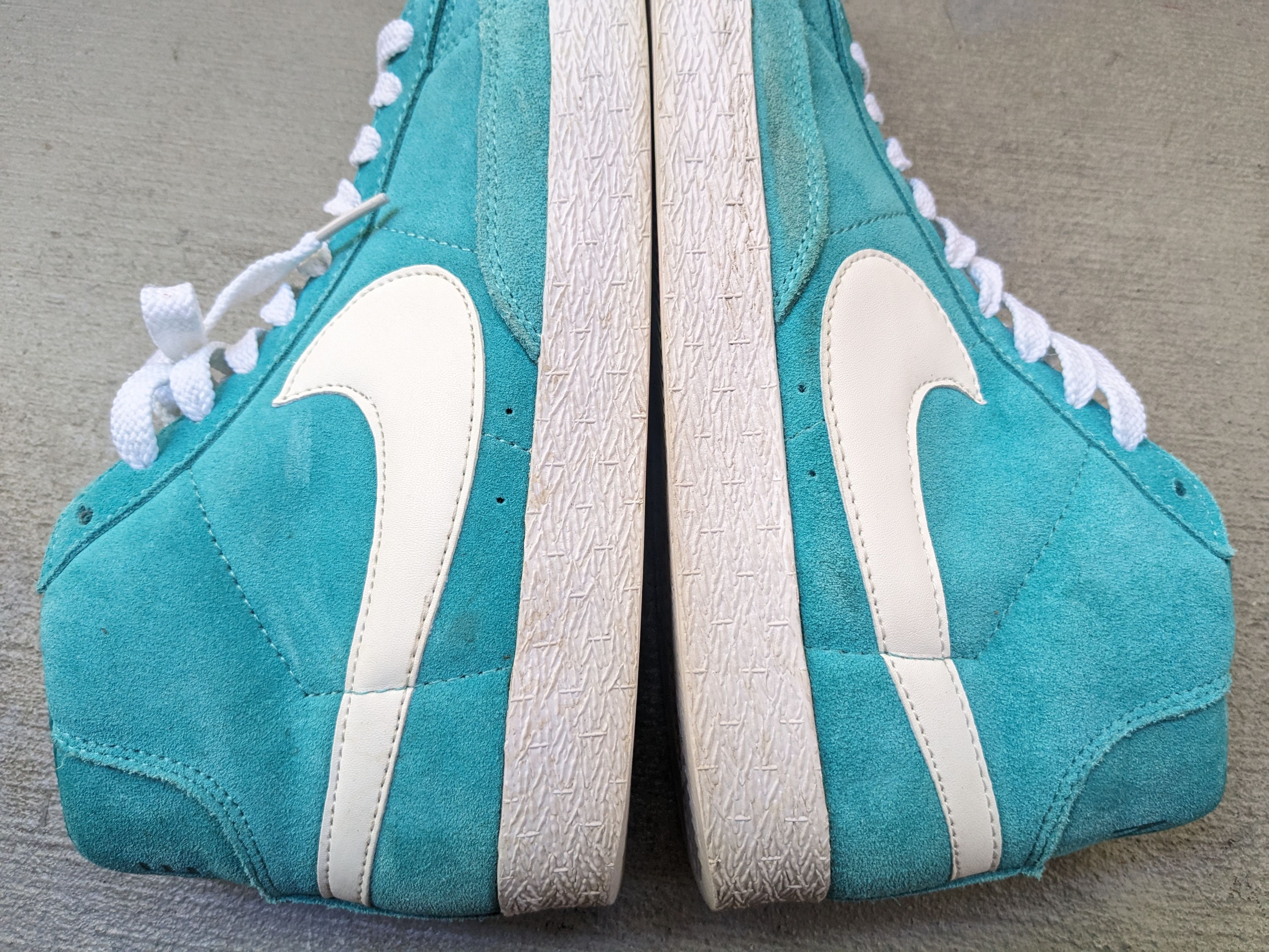 Nike Nike Blazer Premium Green Suede 511427-302 High Size US 10 / EU 43 - 11 Thumbnail