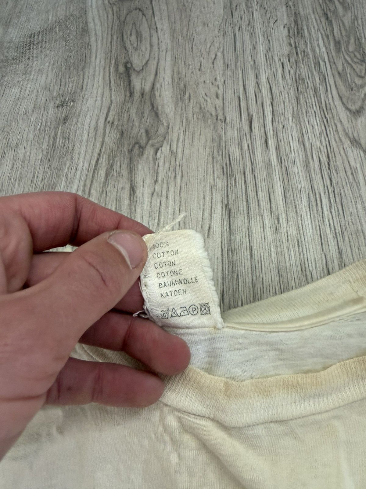 Other Vintage 80s French “Le Bras de Fer” Single Faded Distressed Size US M / EU 48-50 / 2 - 15 Thumbnail