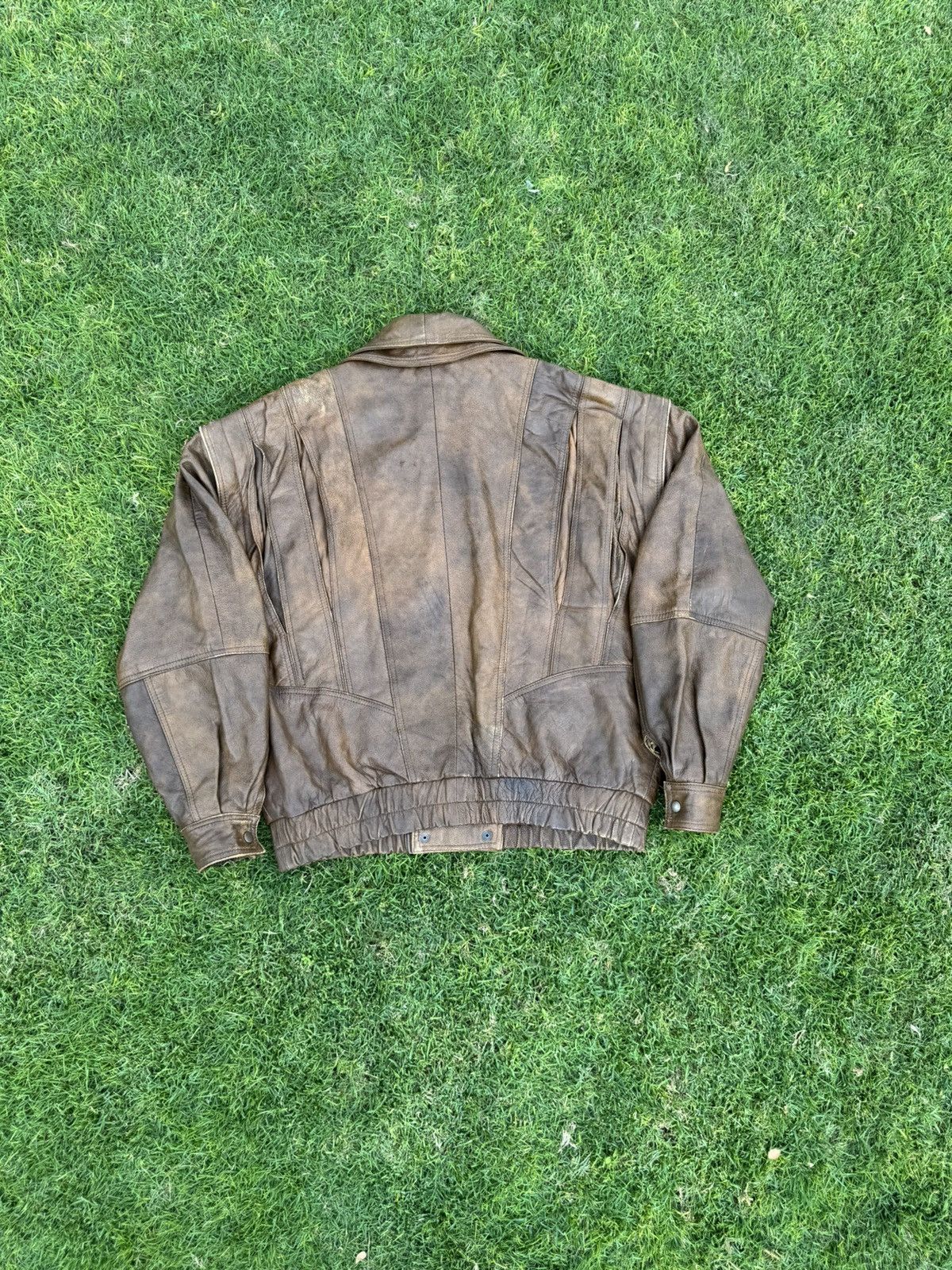 Vintage Vintage jacket echtes leder capia Size US L / EU 52-54 / 3 - 13 Thumbnail