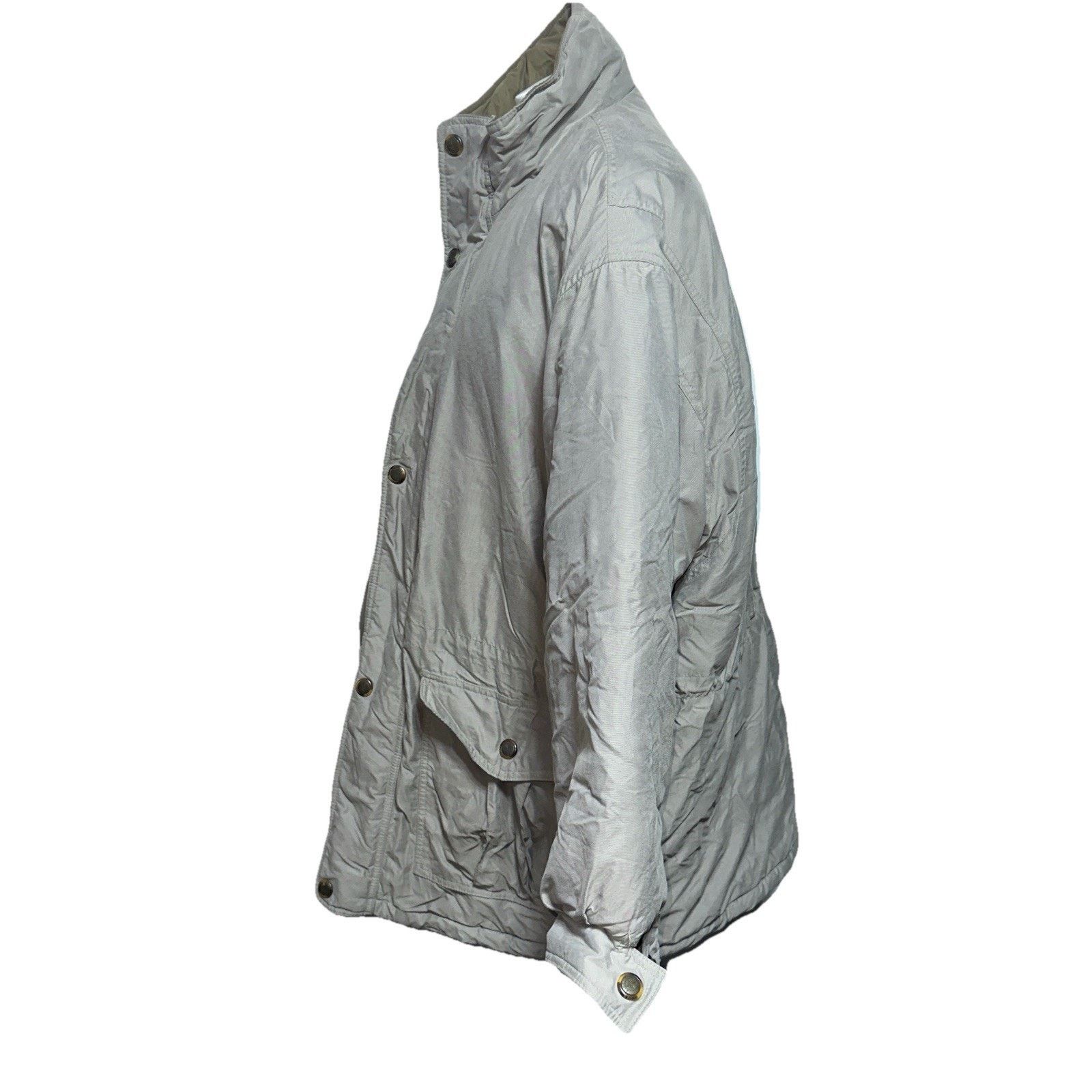 Members Only MEMBERS ONLY Men's Jacket LG Puffer Gray Full Length 90s Size US L / EU 52-54 / 3 - 2 Thumbnail