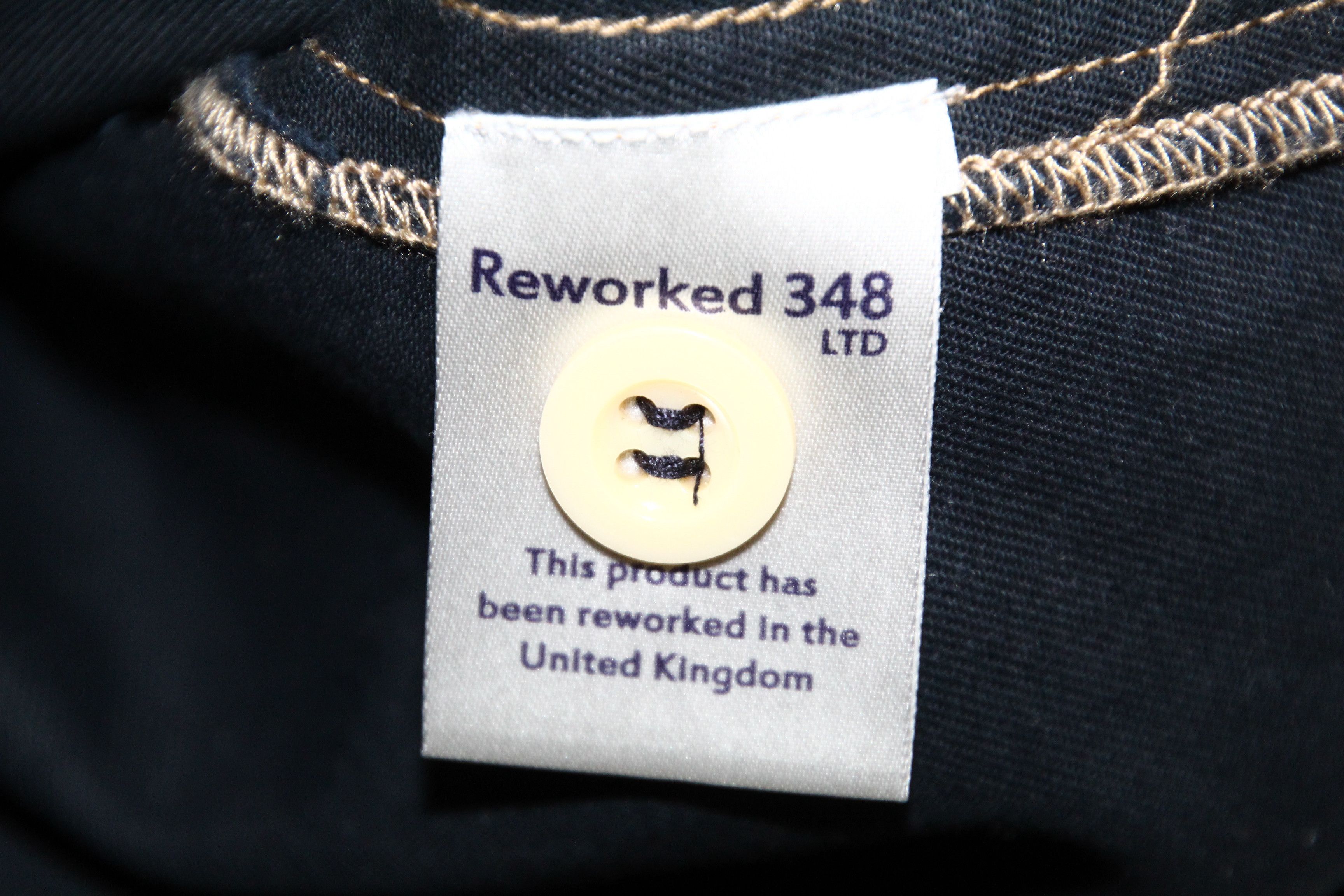 Garment Reproduction of Workers Reworked 348 military & workwear redesigned denim overshirt Size US L / EU 52-54 / 3 - 7 Thumbnail