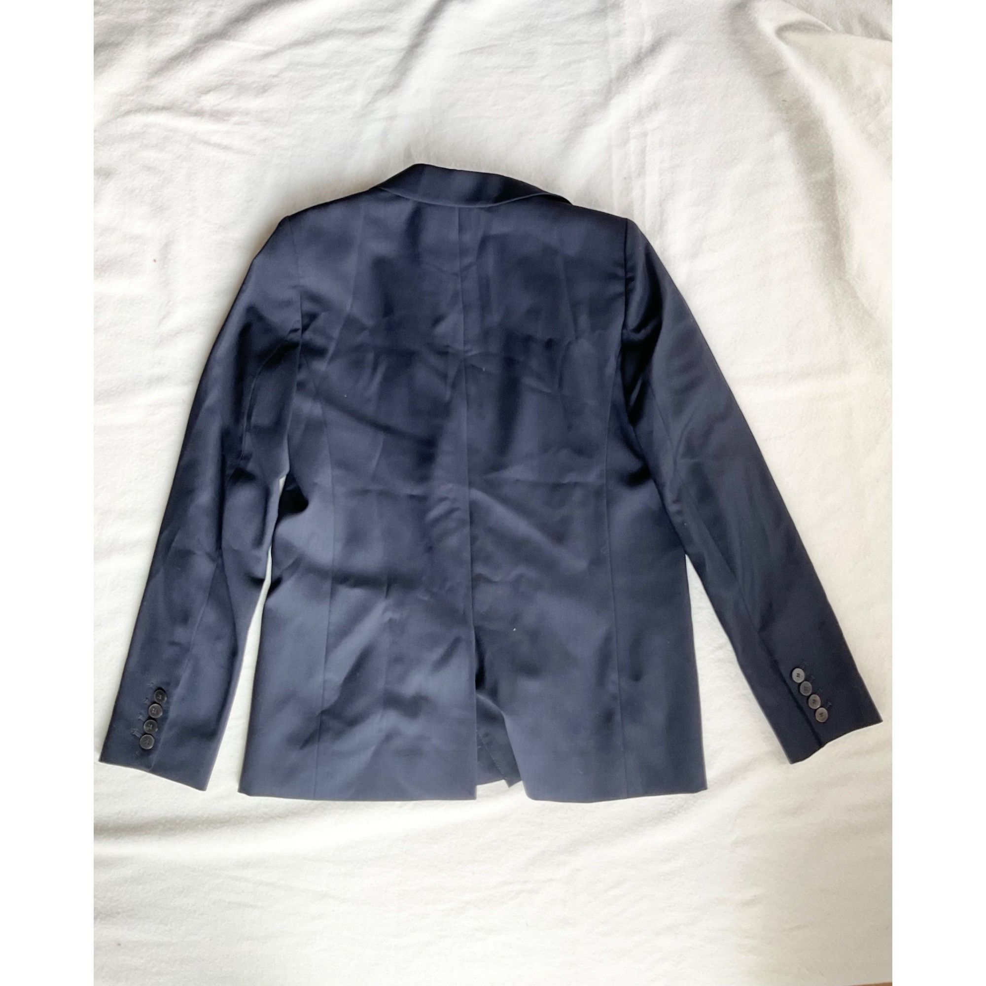 Sezane NWOT Sezane CHRISTIE JACKET Double breasted suit BLUE thin w Size S / US 4 / IT 40 - 3 Thumbnail