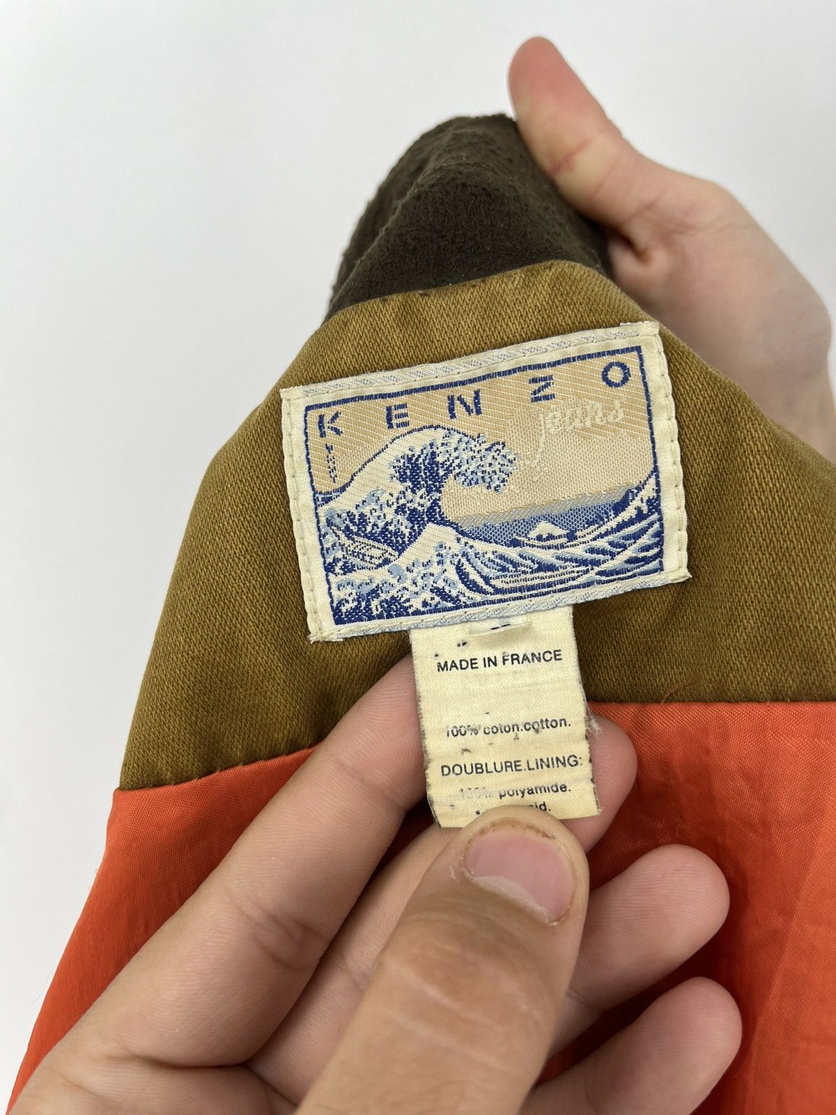 Japanese Brand × Kenzo × Vintage Vintage 1990s KENZO JEANS Women's Jacket Made In France Size L / US 10 / IT 46 - 9 Thumbnail