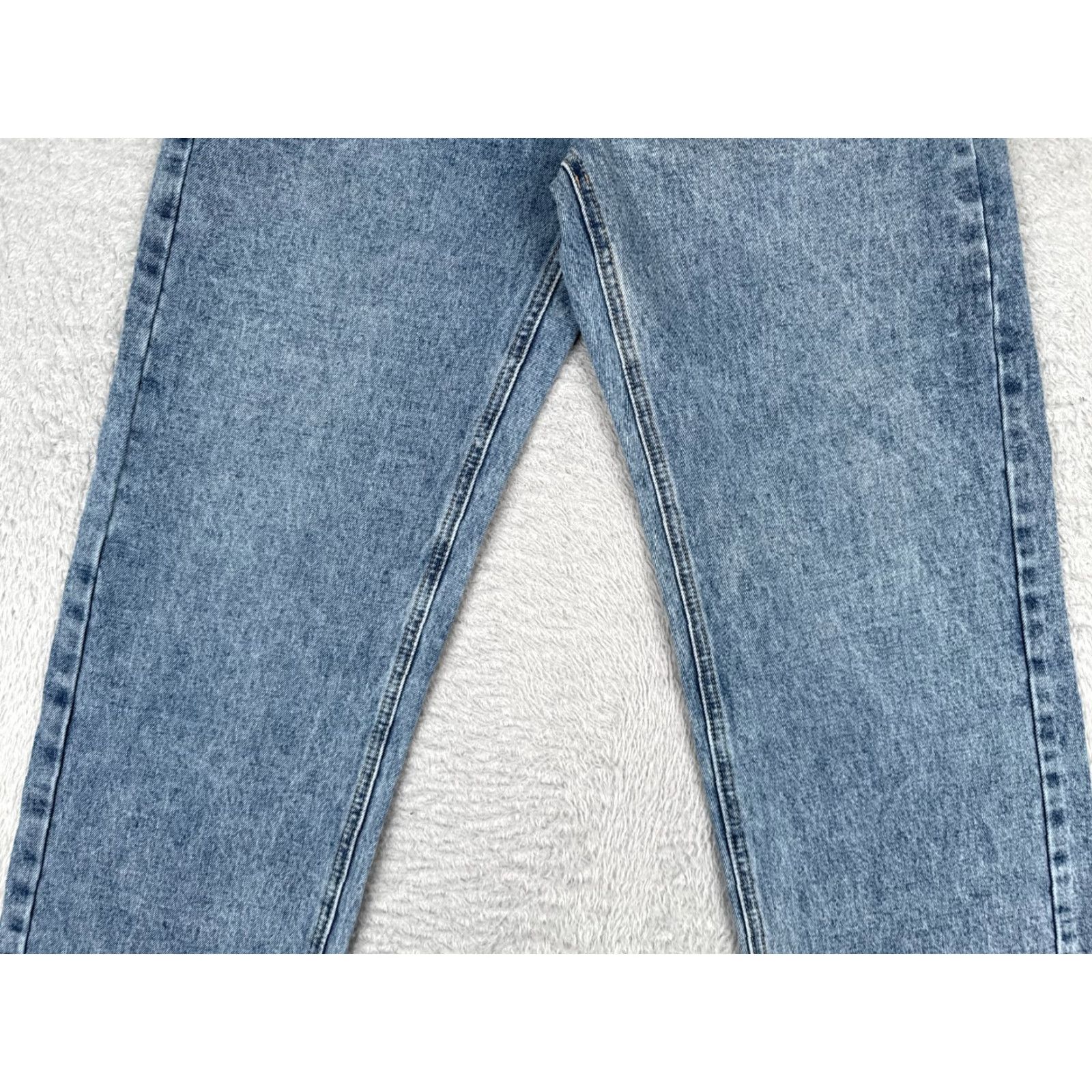 Shein SheIn Jeans Women 29x29 Blue Denim Wide-Leg High Rise 5-Pocket Button Zip Cotton Blend Retro 90s Womens Size 29" - 3 Thumbnail