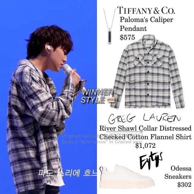 Greg Lauren Greg Lauren Loose plaid flannel shirt Size US S / EU 44-46 / 1 - 5 Thumbnail