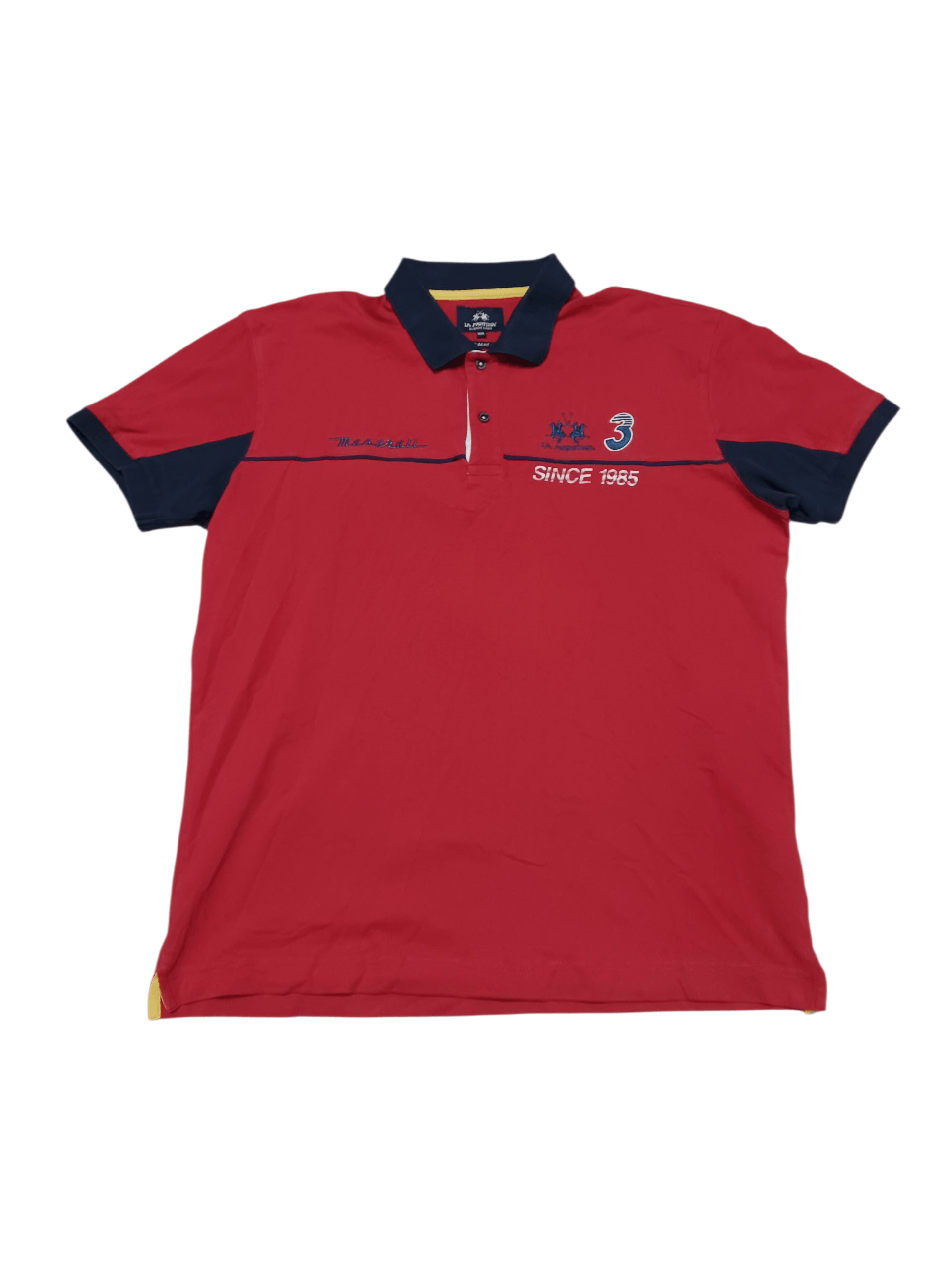 La Martina LA MARTINA X MASERATI RACING VINTAGE LUXURY POLO SHIRT Size US XXL / EU 58 / 5 - 1 Thumbnail