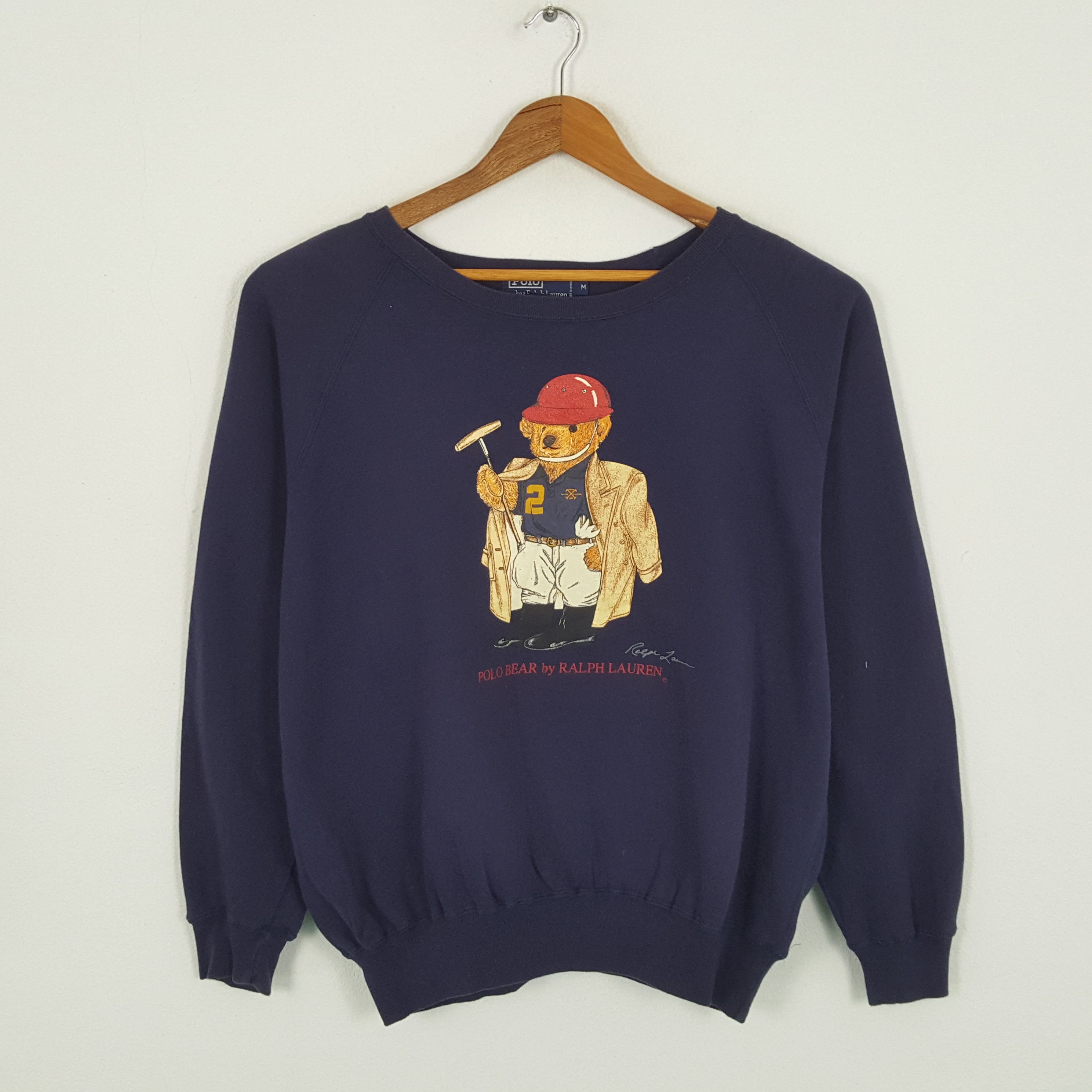 Polo Ralph Lauren × Vintage Vintage POLO BEAR by RALPH LAUREN Brand Style Sweatshirts Size US XXL / EU 58 / 5 - 1 Thumbnail