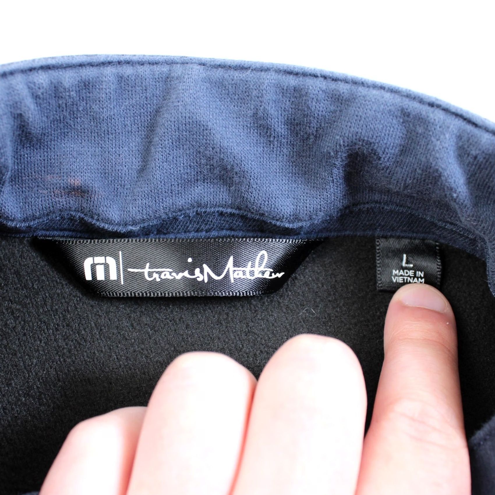 TravisMathew TravisMathew Windbreaker Jacket Men Large Blue Snap Front Golf Barn Chore Shacke Size US L / EU 52-54 / 3 - 3 Thumbnail