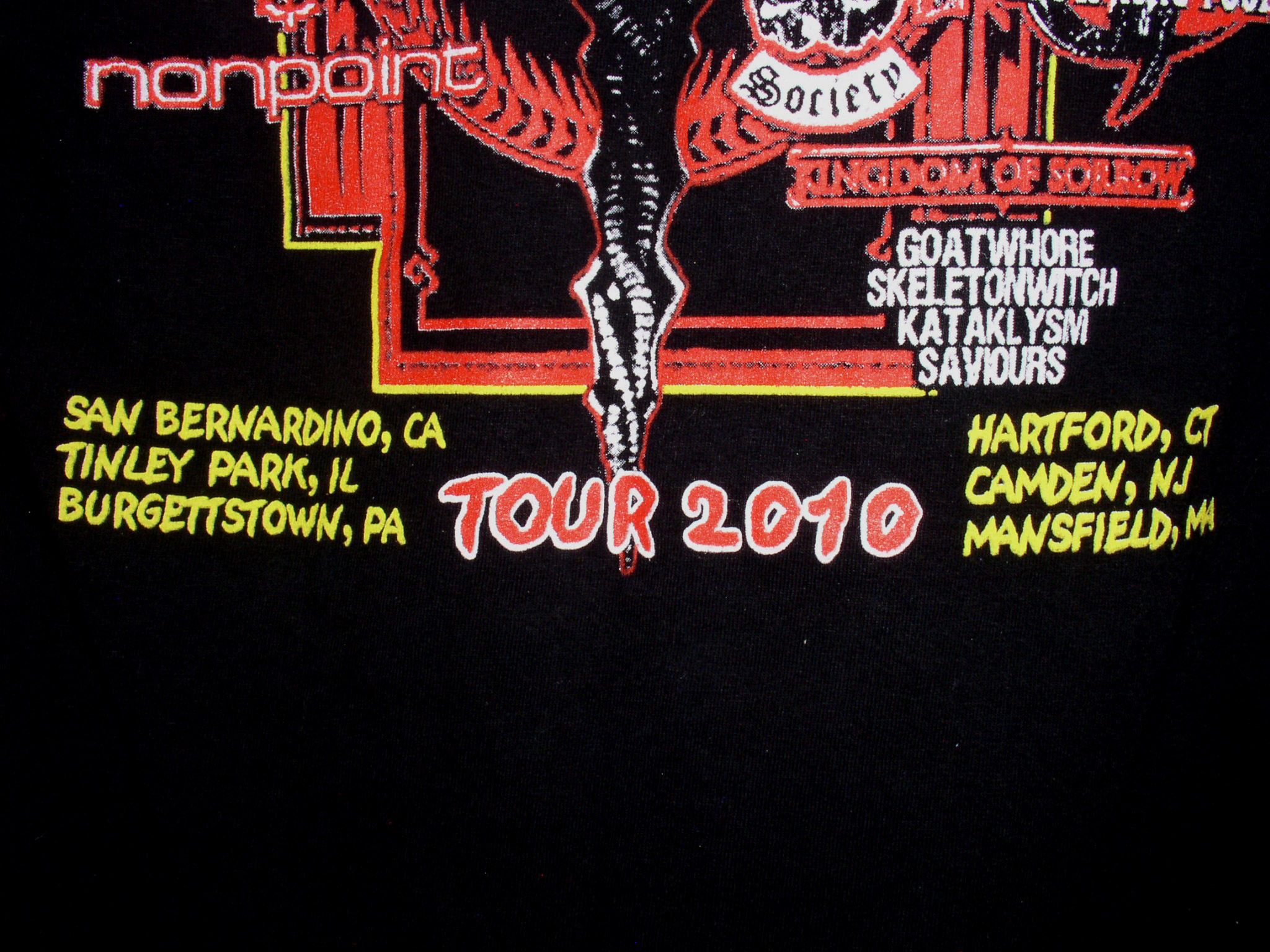 Ozzy Osbourne Ozzfest Ozzy Osbourne Motley Crue Concert Shirt Vintage 2010 Size US L / EU 52-54 / 3 - 7 Thumbnail