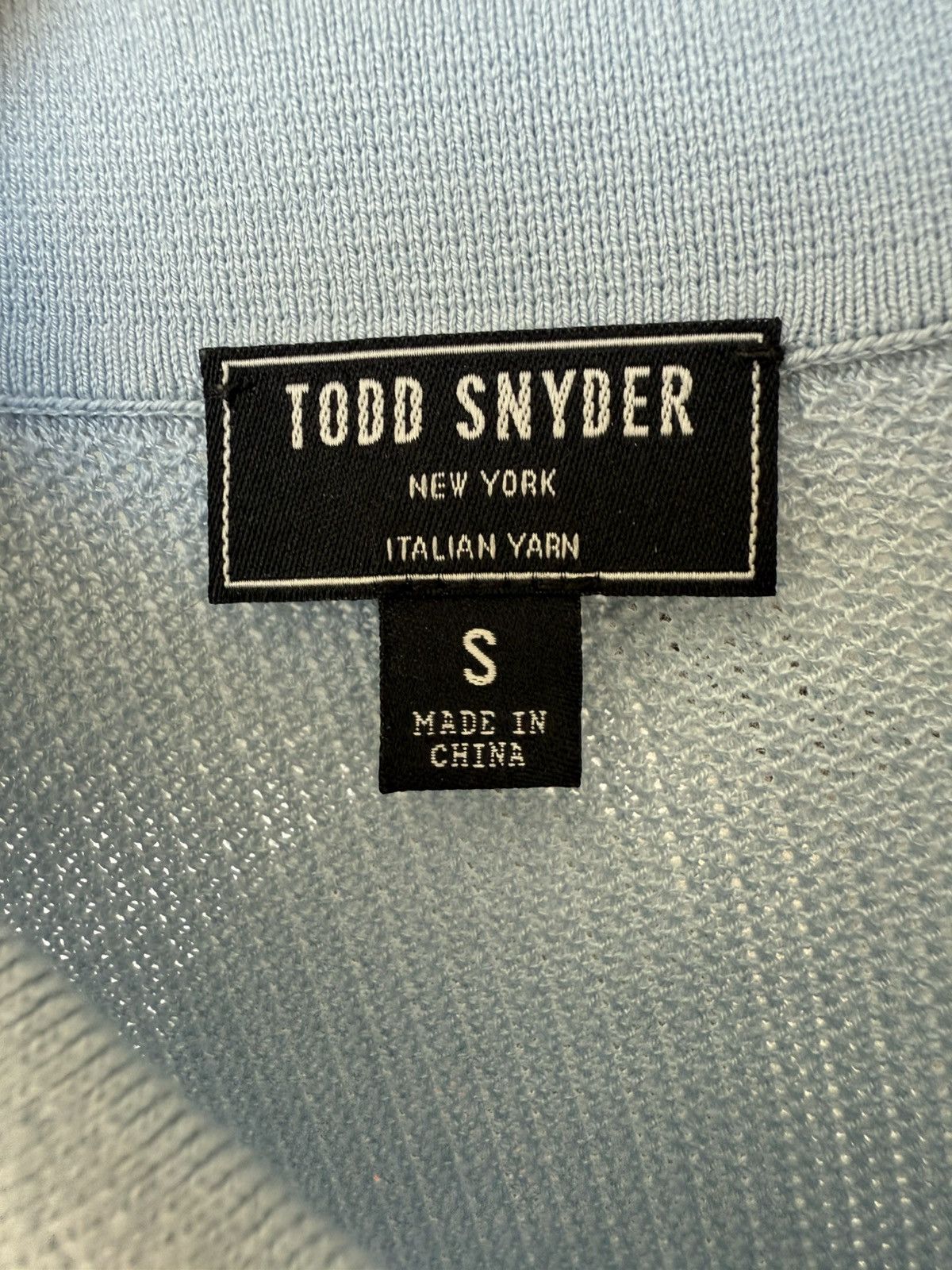 Todd Snyder Todd Snyder Cotton Silk Button ip Polo Size US S / EU 44-46 / 1 - 3 Thumbnail