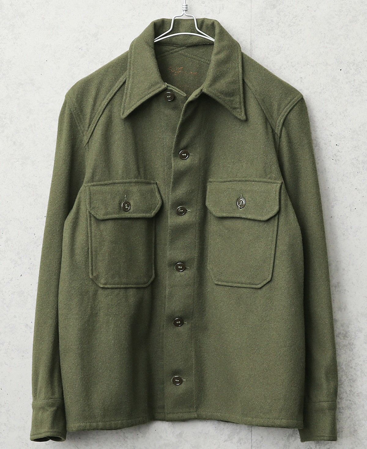 Vintage Vintage Authentic Us Military OG-108 Olive Wool Jacket Size US M / EU 48-50 / 2 - 2 Thumbnail