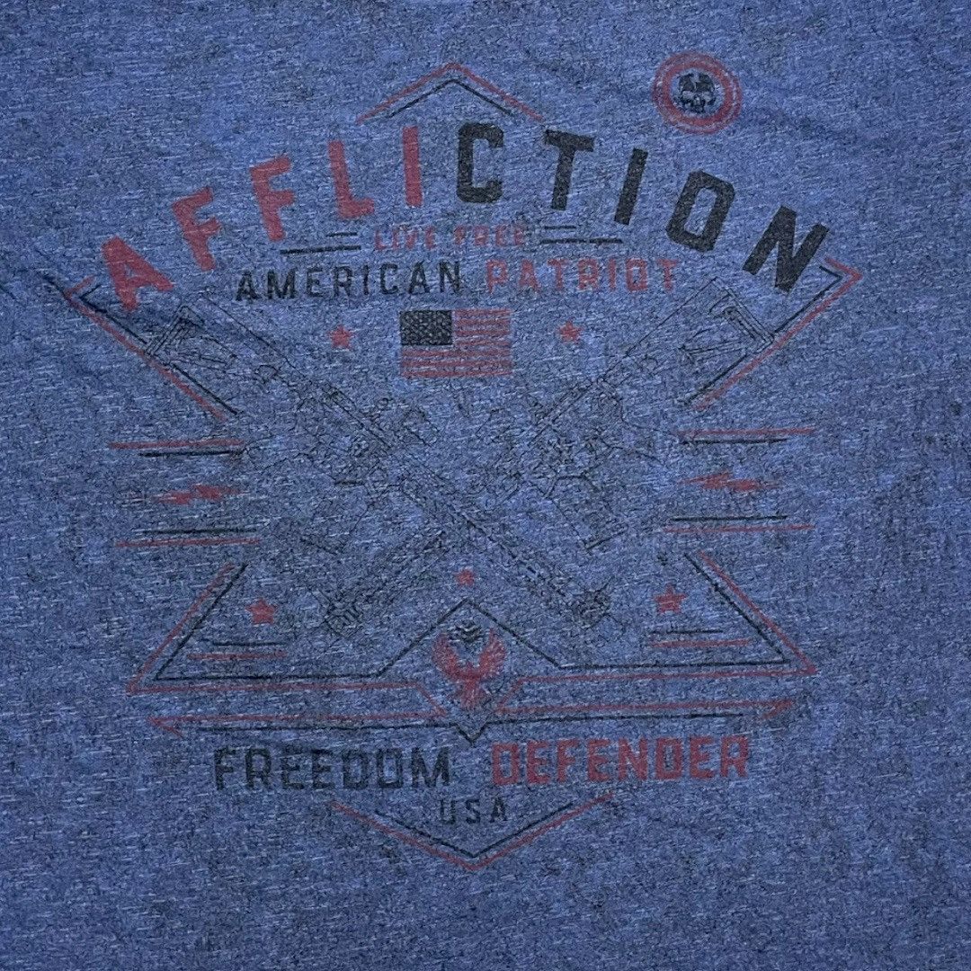 Affliction Y2K Affliction Reversible Freedom Defender tee Size US XXL / EU 58 / 5 - 2 Thumbnail