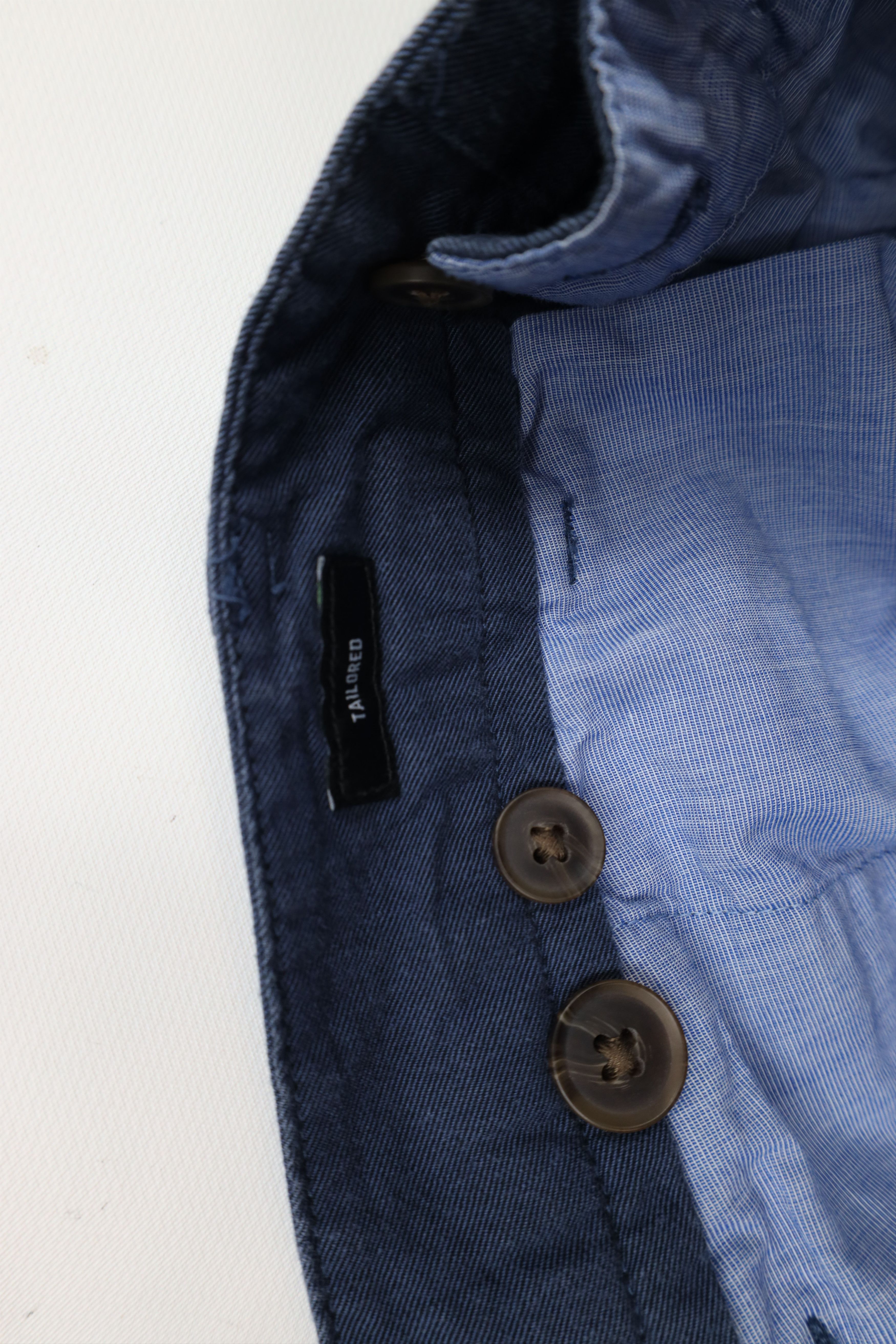Bonobos × Vintage Bonobos Lightweight Tailored Fit Chino Pants Trousers Blue Size US 34 / EU 50 - 11 Thumbnail