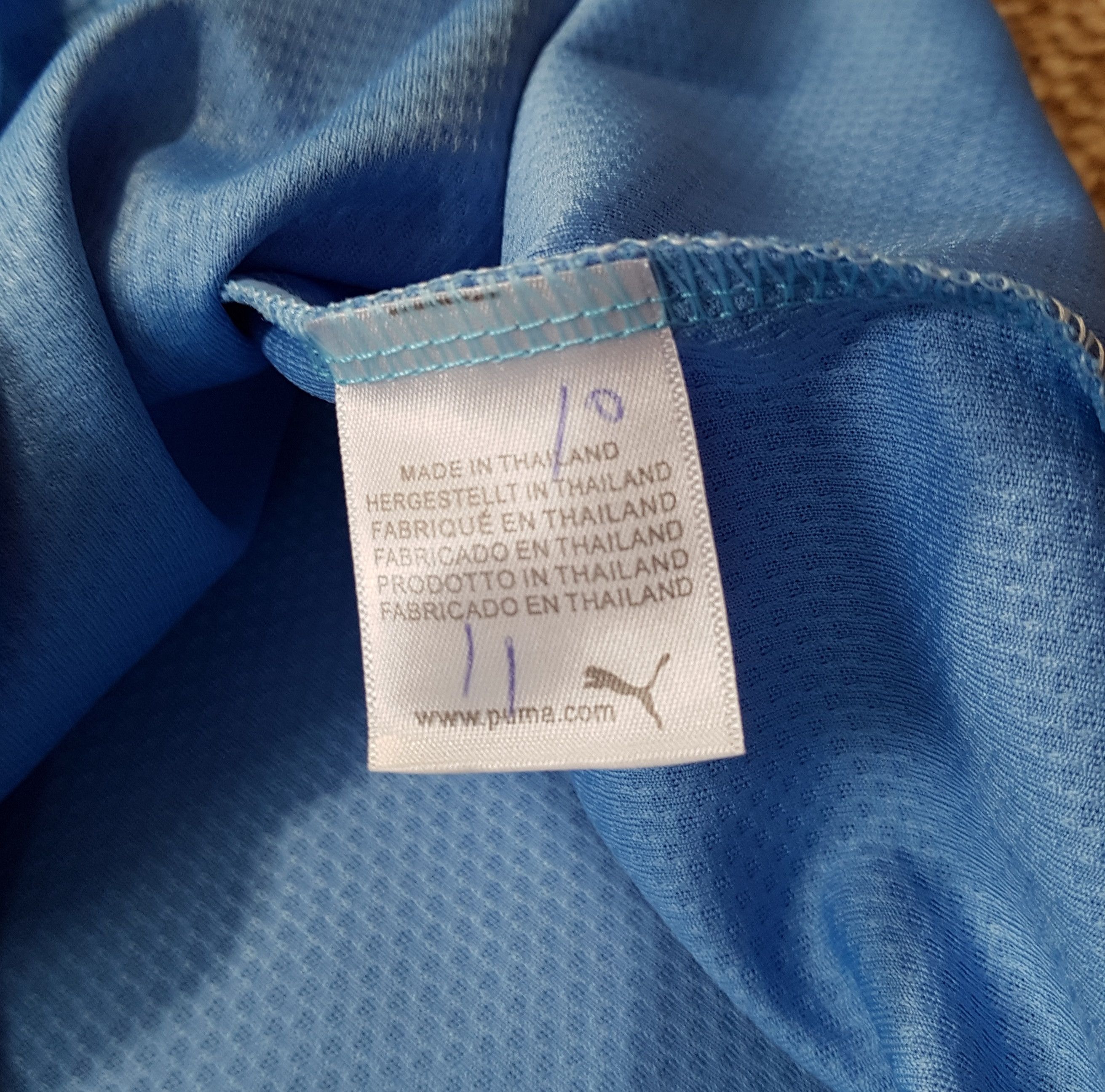 Puma Manchester City Puma 2021-22 Home Football Soccer Jersey Size US L / EU 52-54 / 3 - 12 Thumbnail