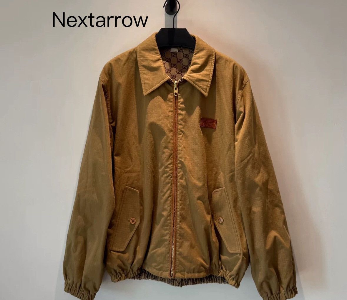 Gucci Gucci double-sided khaki executive jacket2412-Nextarrow Size US S / EU 44-46 / 1 - 1 Thumbnail