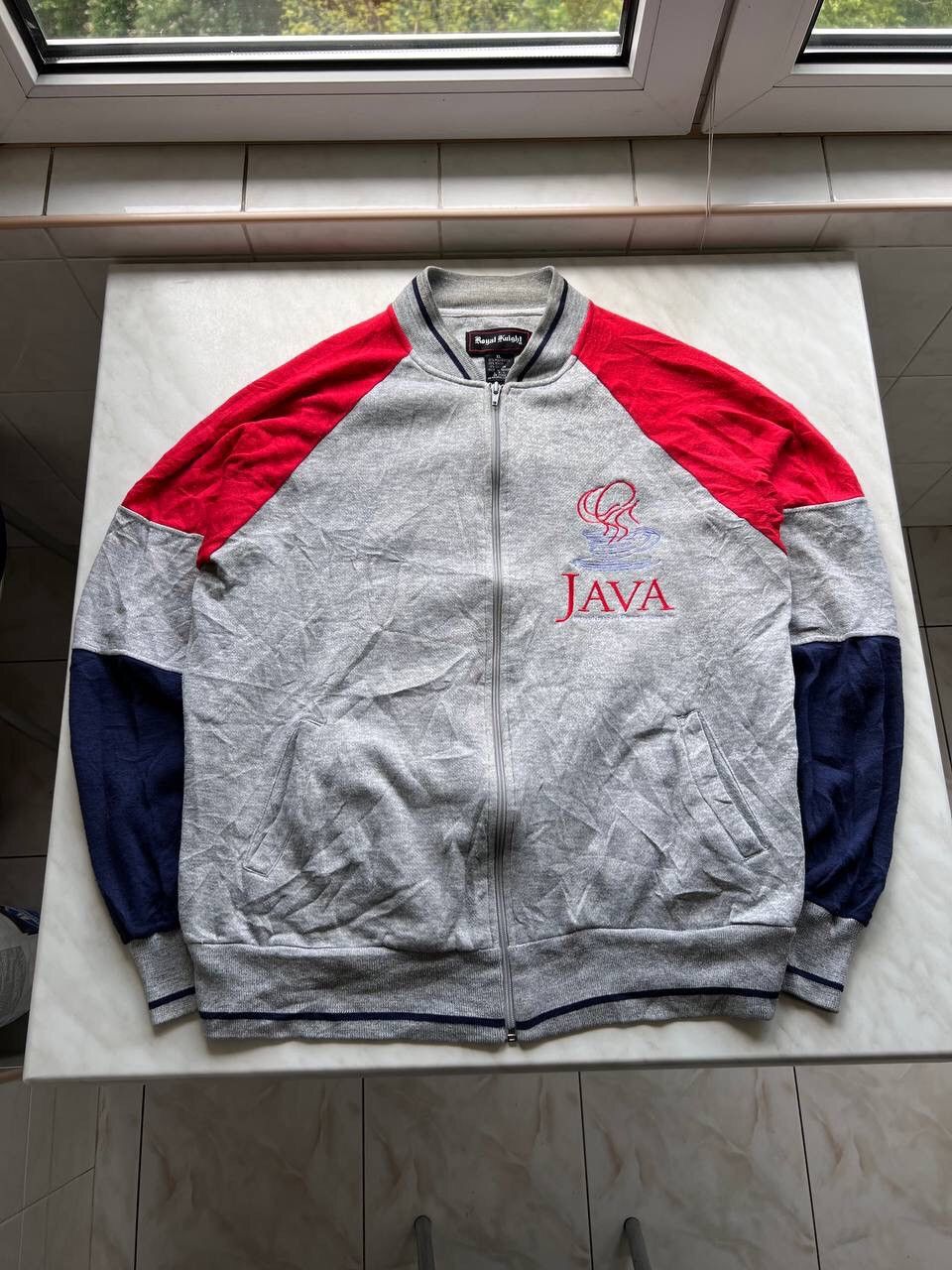 Designer × Vintage Vintage JAVA Microsystems Zip Hoodie Sweatshirt 90s Taiwan Size US L / EU 52-54 / 3 - 1 Thumbnail